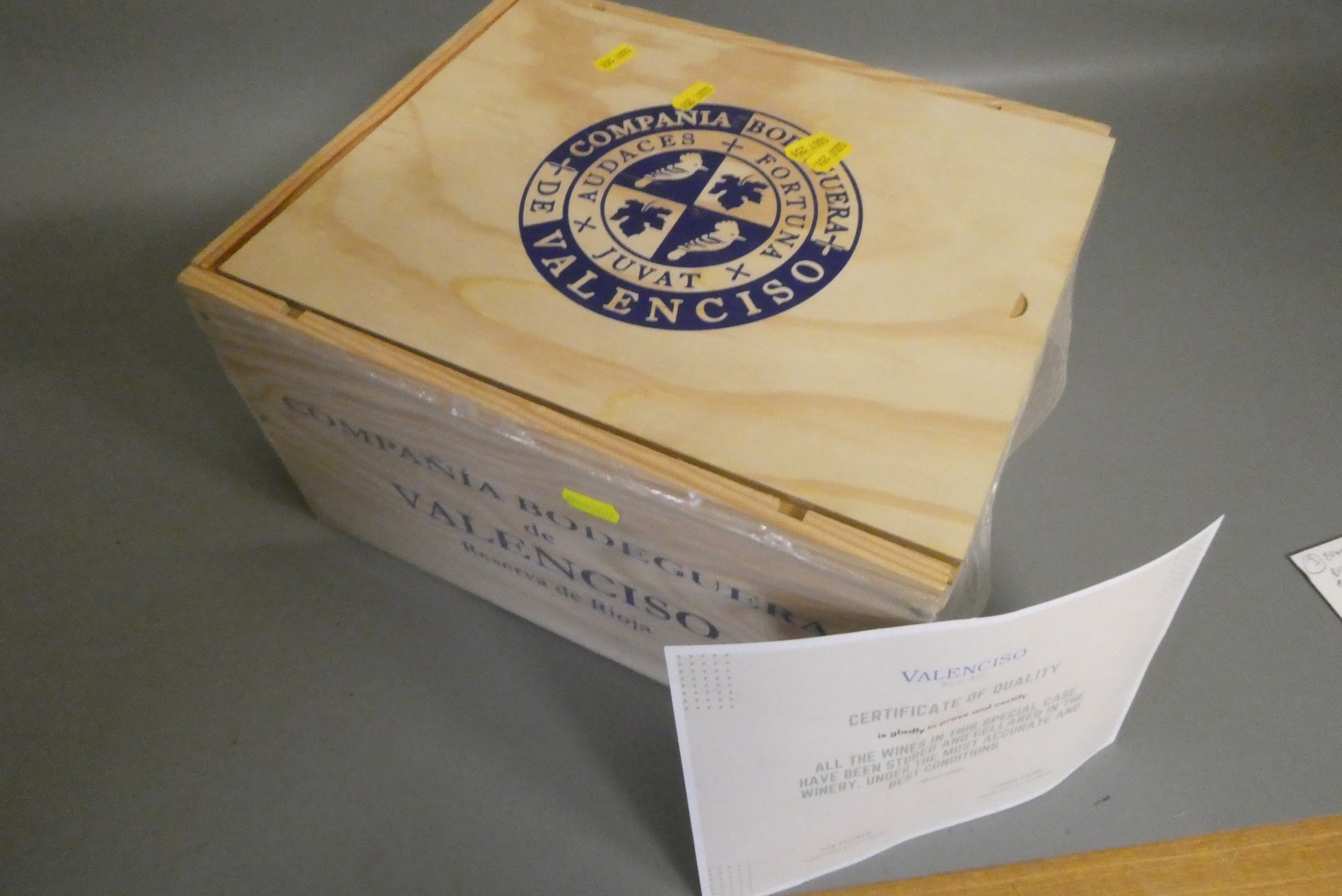 Five bottles Valenciso rioja, comprising two 2000, two 2008 and one 2006 (Est. plus 24% premium inc. Image