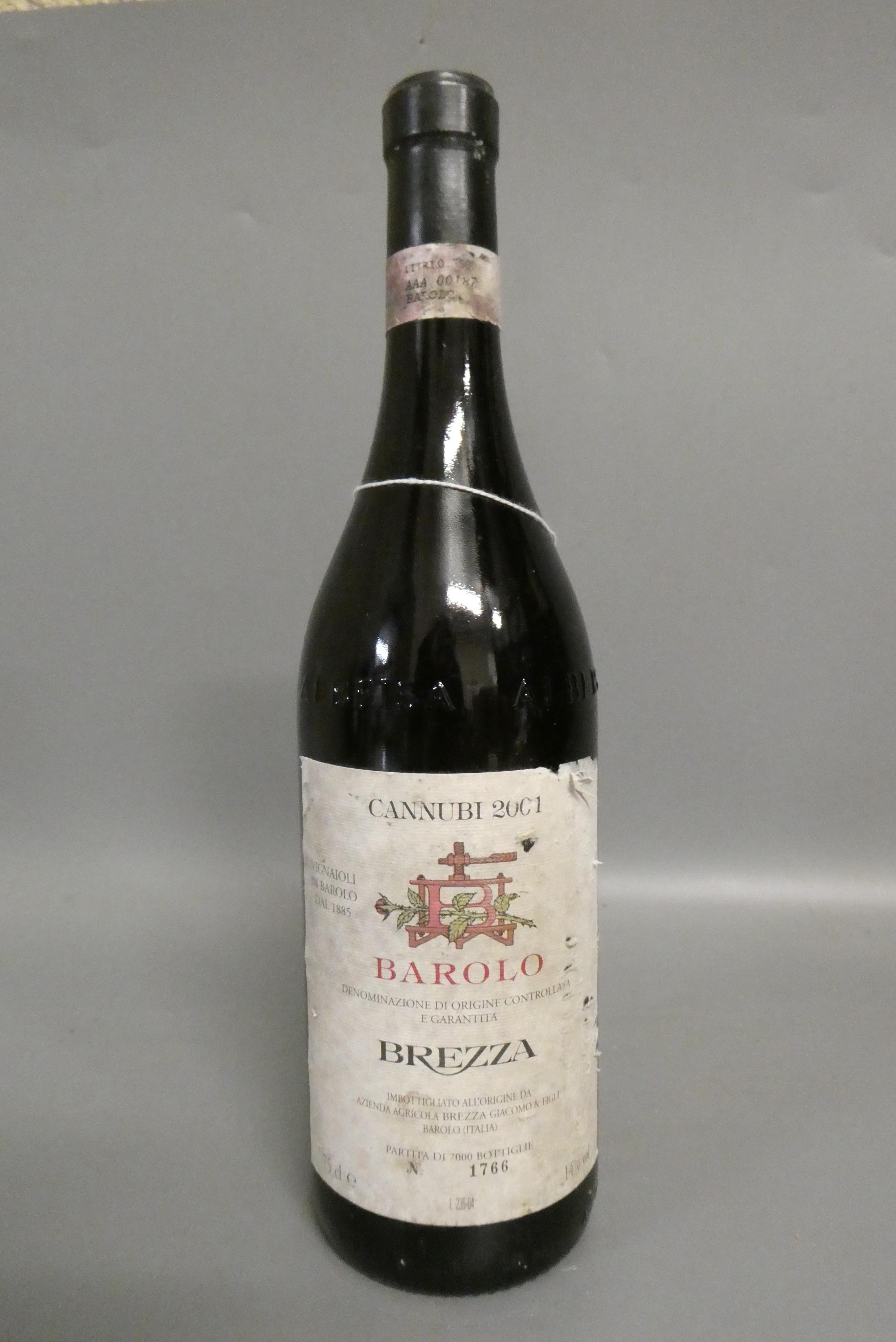 One bottle Barolo, 2001 Brezza (Est. plus 24% premium inc. VAT) Image