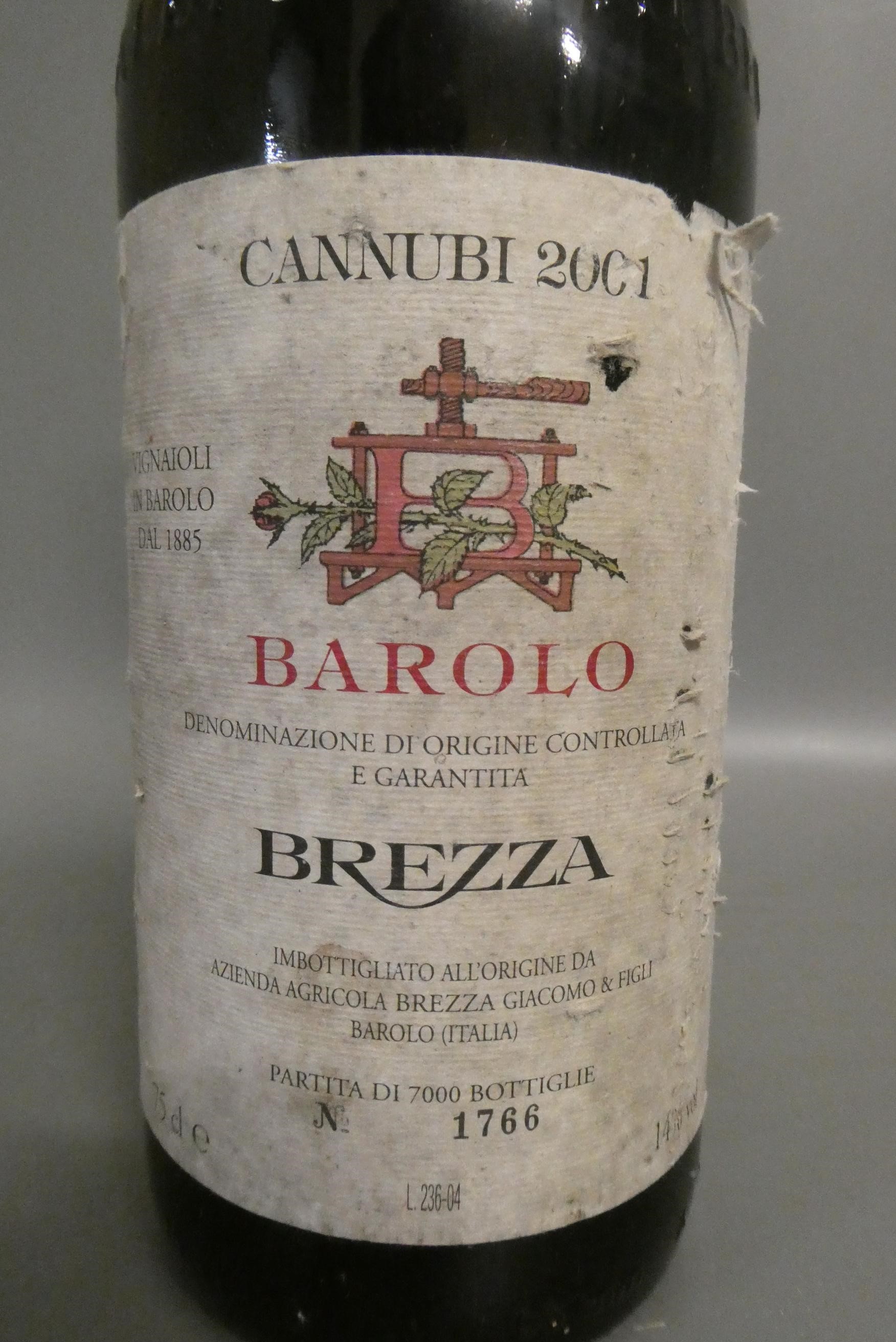 One bottle Barolo, 2001 Brezza (Est. plus 24% premium inc. VAT) Image