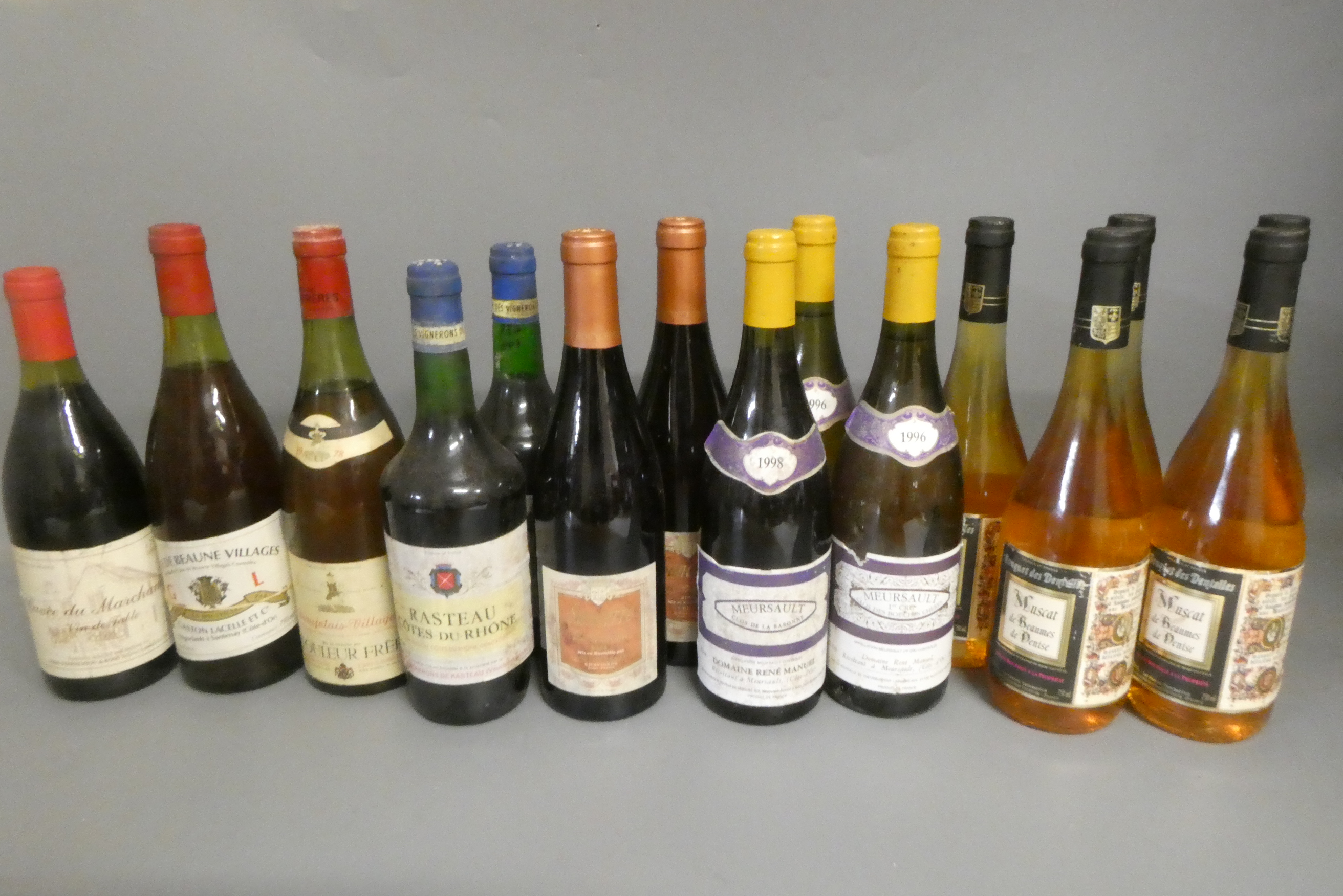 Fifteen bottles of mainly Burgundy wine Image