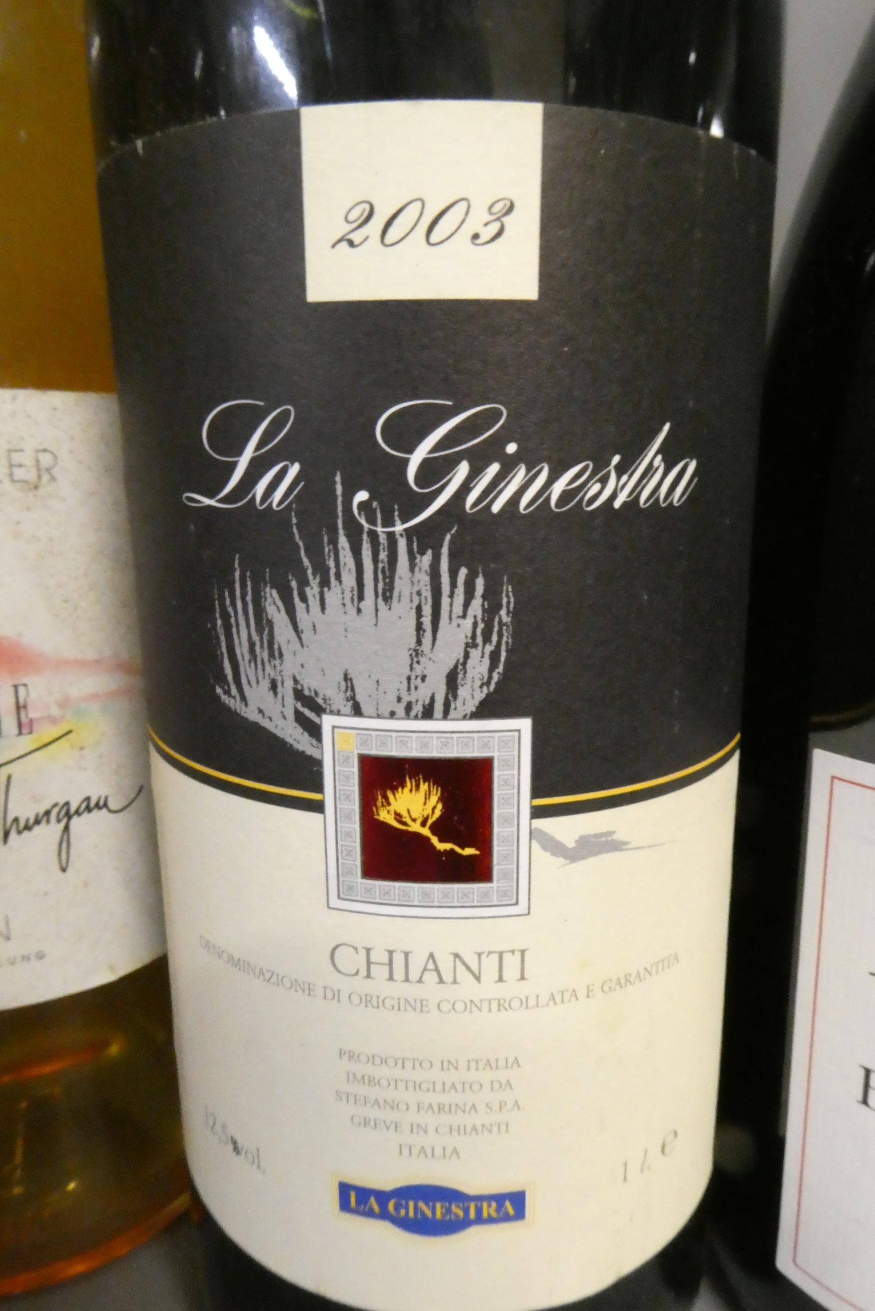 Thirteen bottles of mixed European wine Image