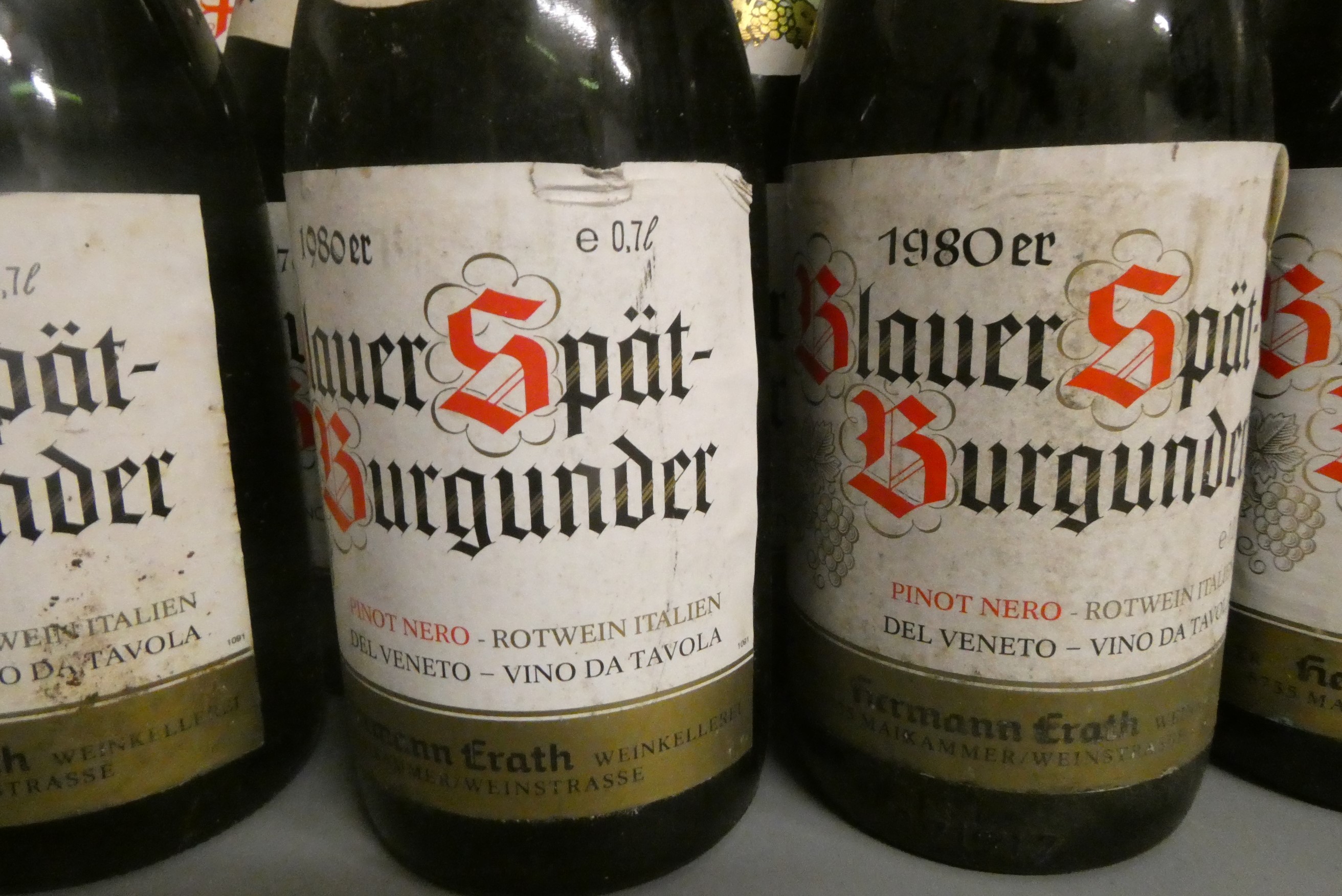 Twenty seven bottles German wine Image