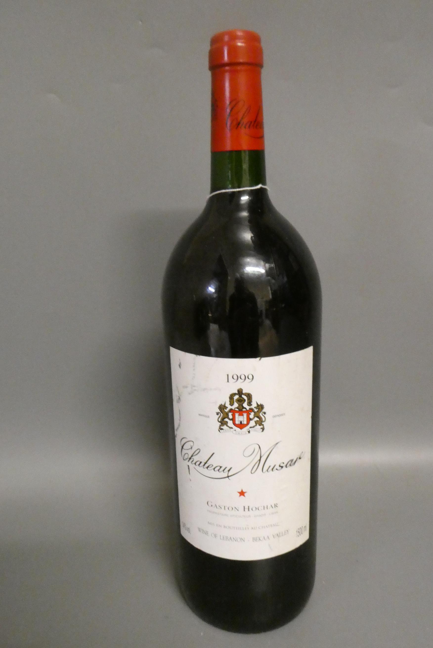 One magnum Chateau Musar, 1999, Gaston Hochar (Est. plus 24% premium inc. VAT) Image