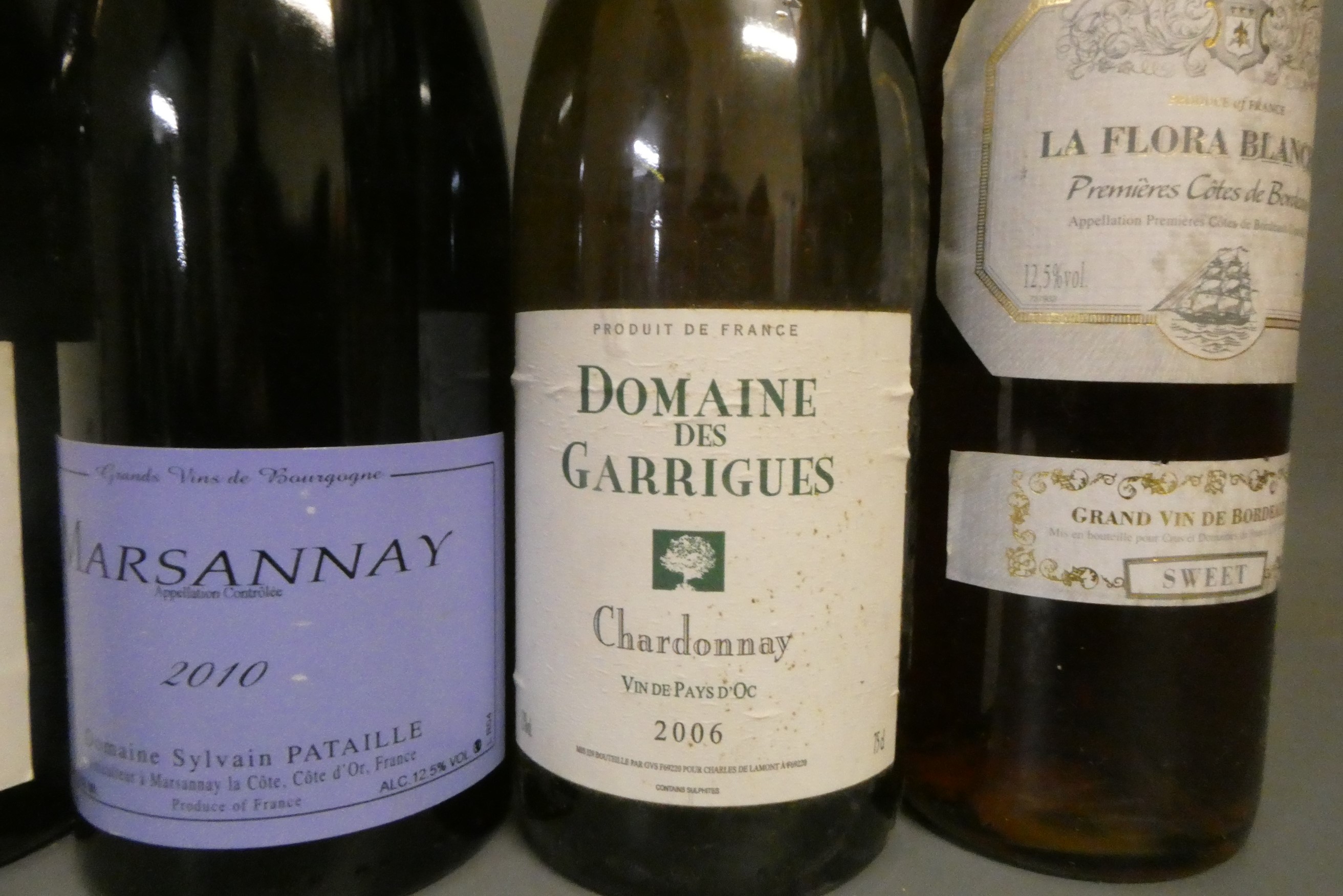 Eight bottles of French wine Image