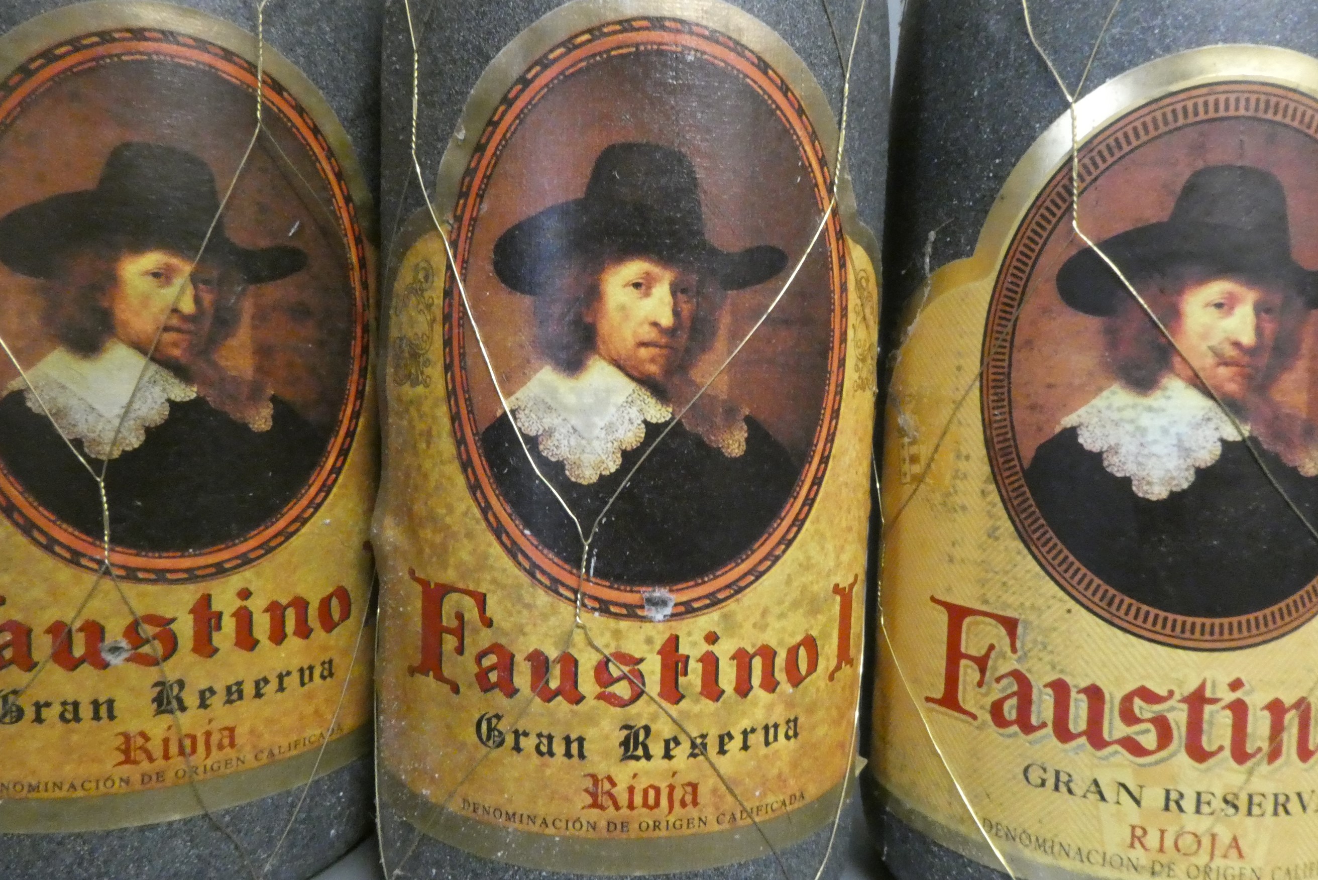Three bottles Faustino I, comprising two 2001 and one 2004, gran reserva, rioja (Est. plus 24% Image