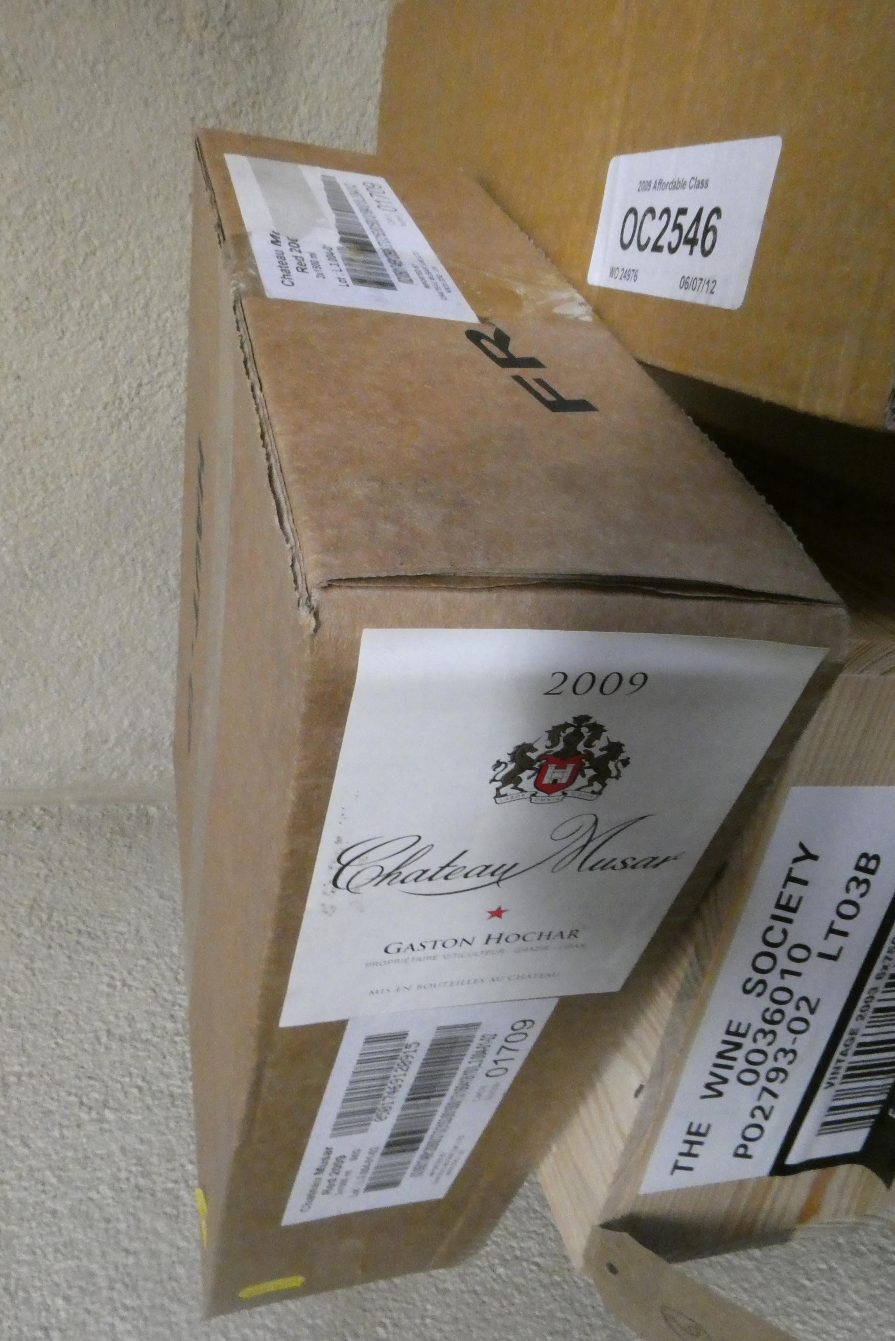 Three magnums Chateau Musar, 2009, Gaston Hochar, OC (Est. plus 24% premium inc. VAT) Image