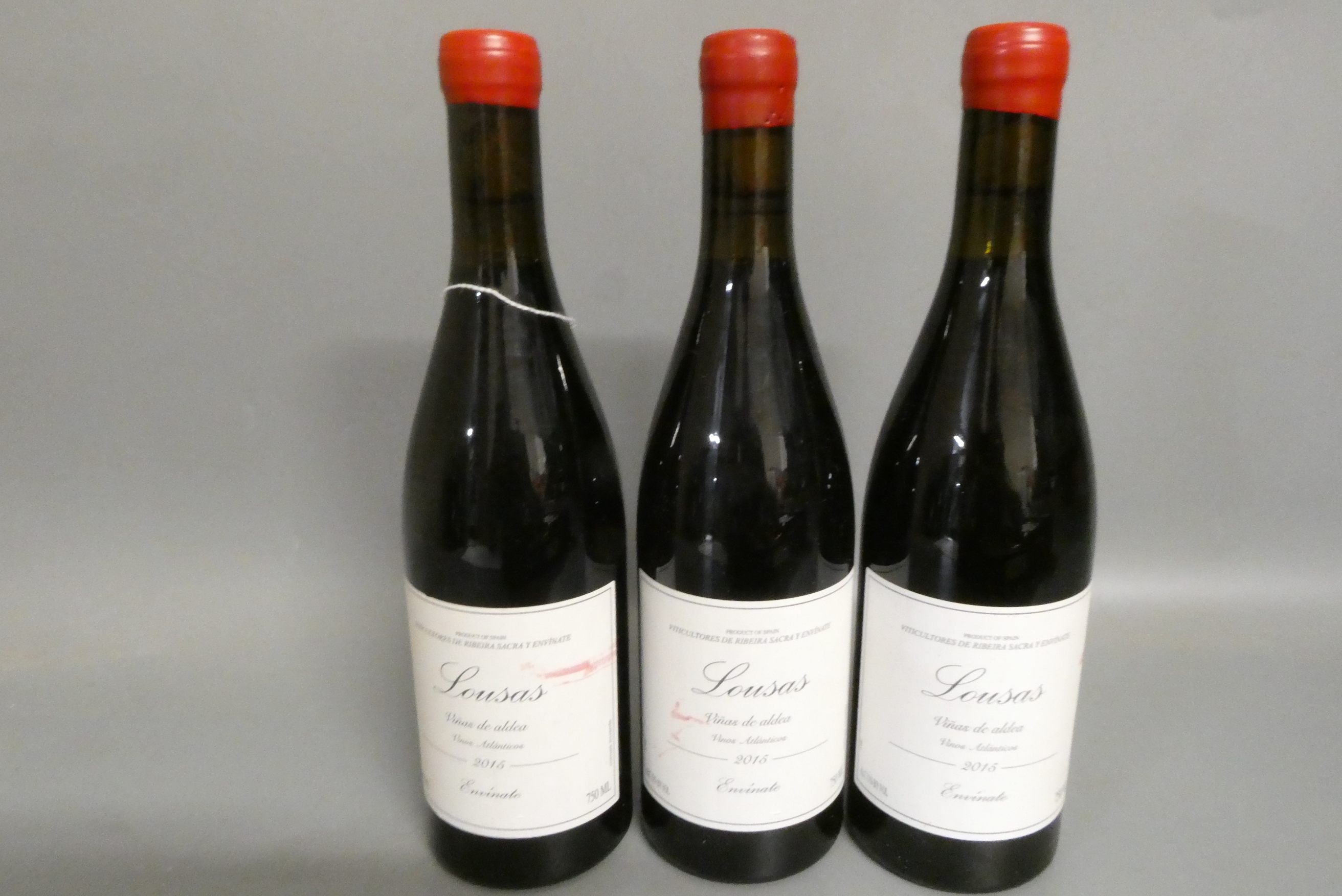 Three bottles Lousas, 2015, Vinas de Aldea (Est. plus 24% premium inc. VAT) Image