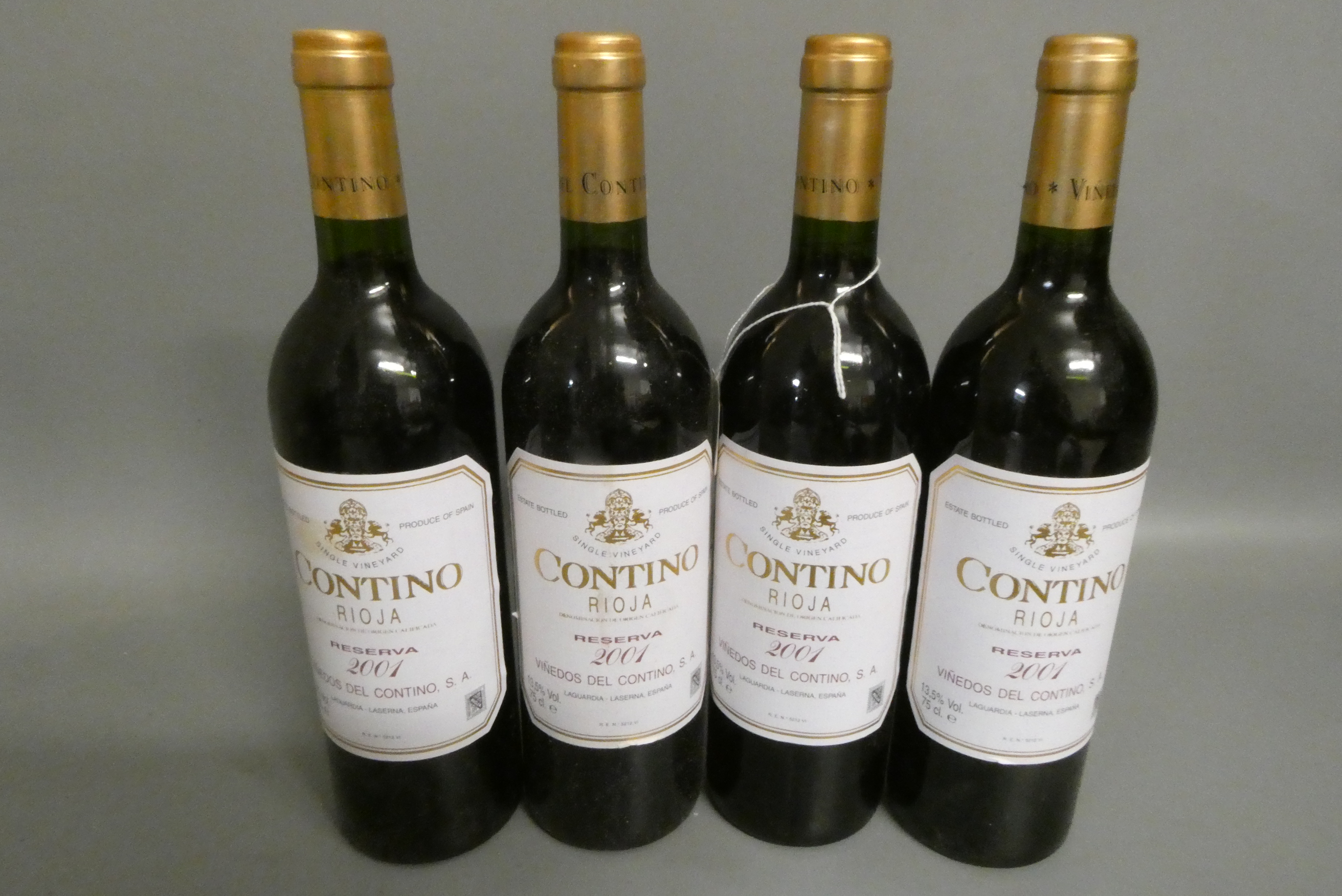 Four bottles Contino, 2001, Vinedos del Contino, rioja (Est. plus 24% premium inc. VAT) Image