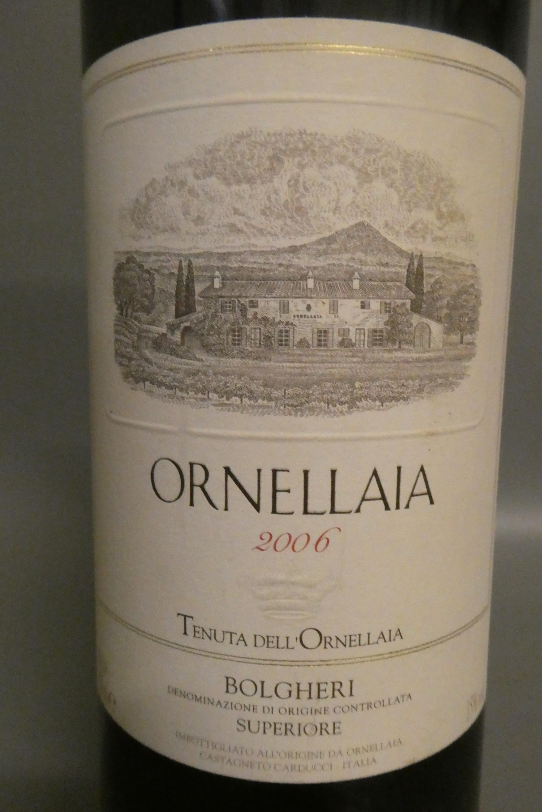 One bottle Ornellaia Bolgheri, 2006, Superiore (Est. plus 24% premium inc. VAT) Image