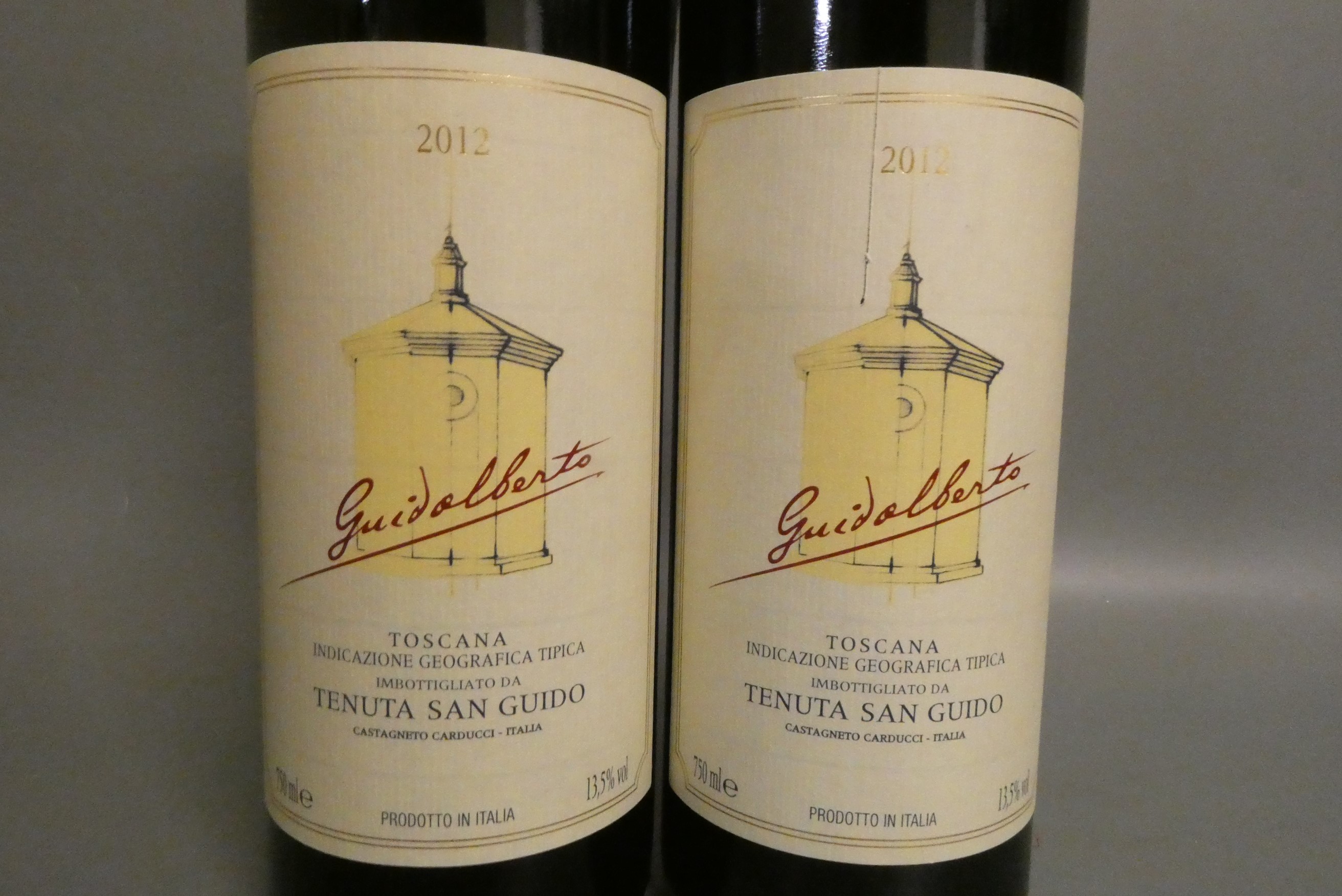 Two bottles Guidalberto, 2012, Tenuta San Guido (Est. plus 24% premium inc. VAT) Image