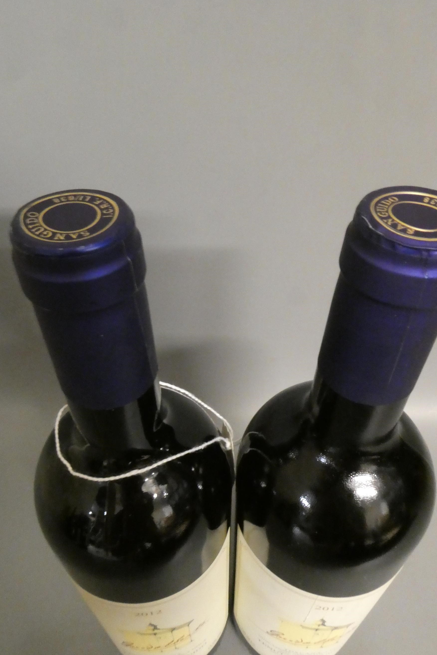 Two bottles Guidalberto, 2012, Tenuta San Guido (Est. plus 24% premium inc. VAT) Image