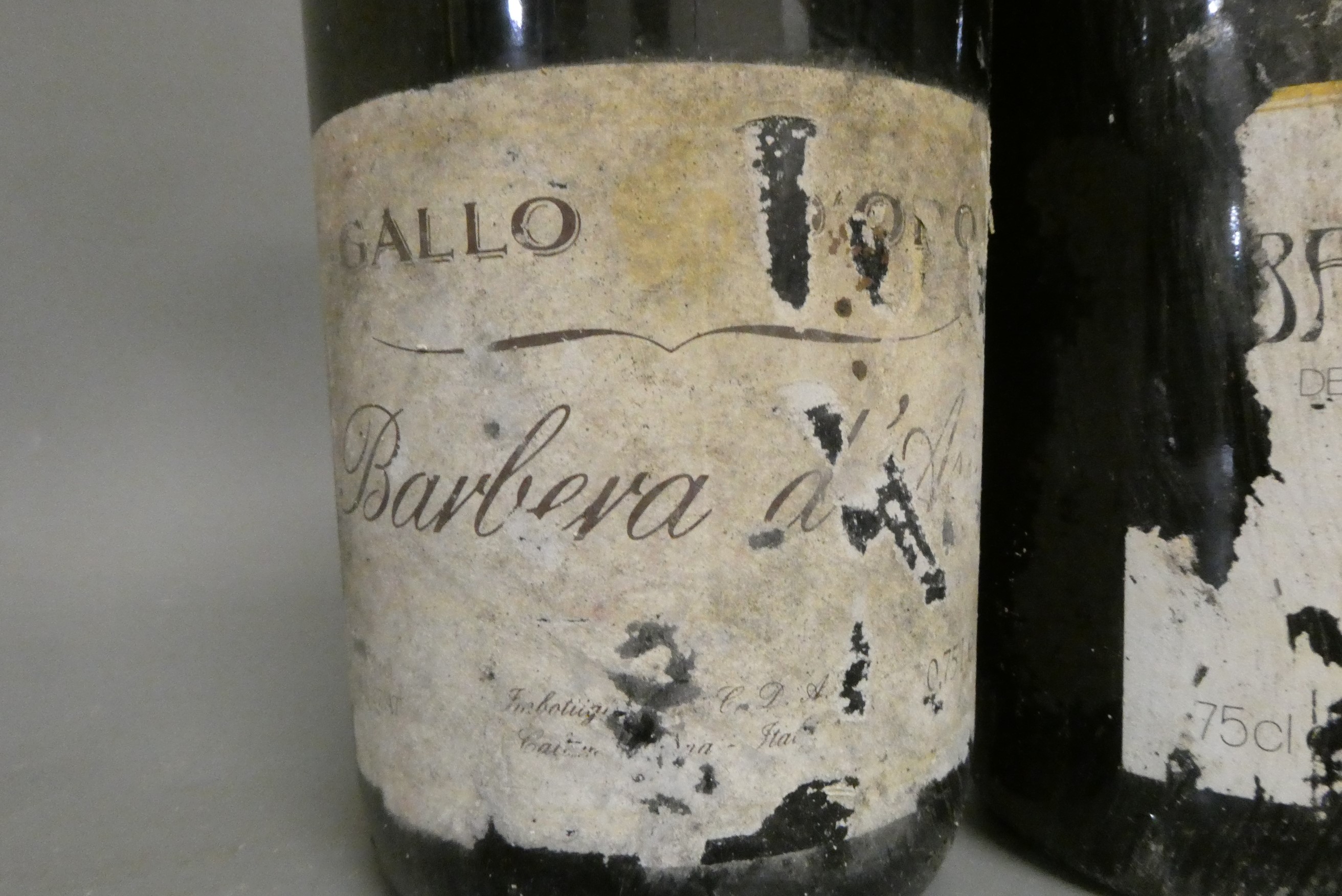 Two bottles Barbera D'Alba, one 1981 Filari & one 1983 Gallo (Est. plus 24% premium inc. VAT) Image