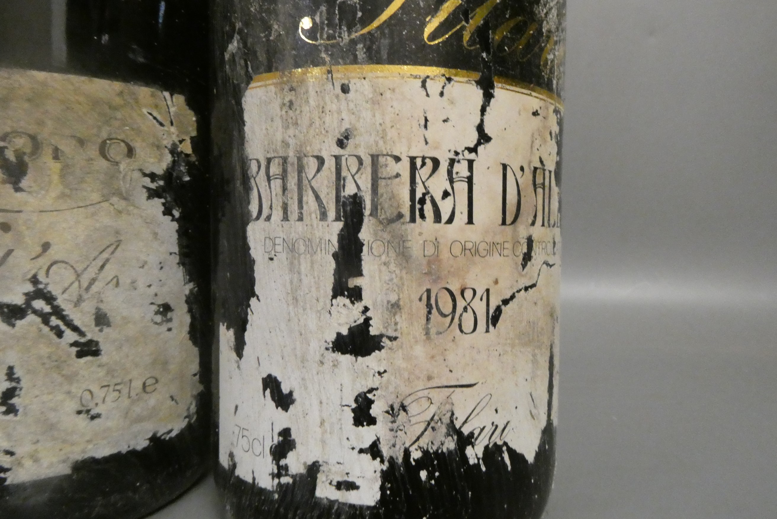 Two bottles Barbera D'Alba, one 1981 Filari & one 1983 Gallo (Est. plus 24% premium inc. VAT) Image