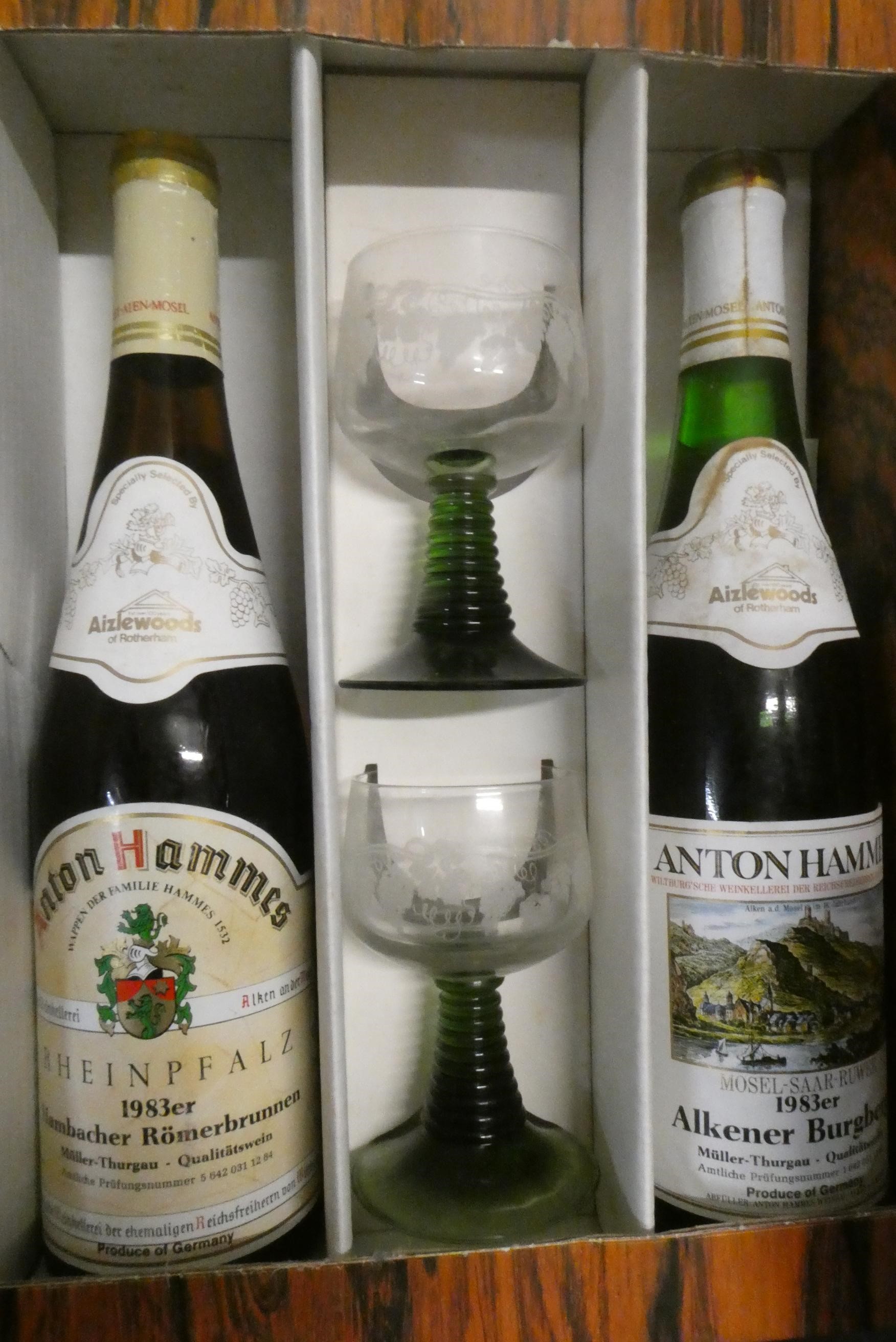 Eight bottles of European wine Image