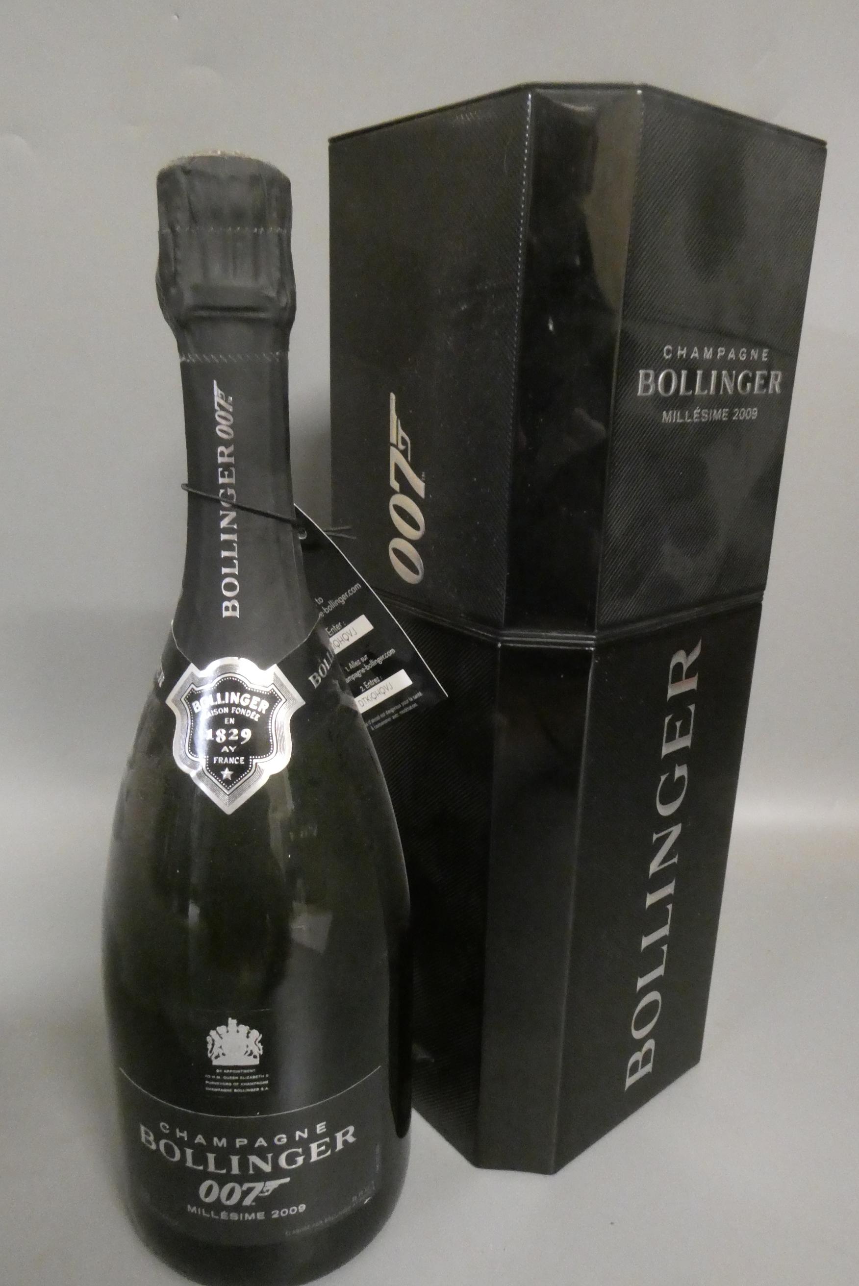 One bottle Bollinger 007 millesime 2009 champagne, boxed (Est. plus 24% premium inc. VAT) Image