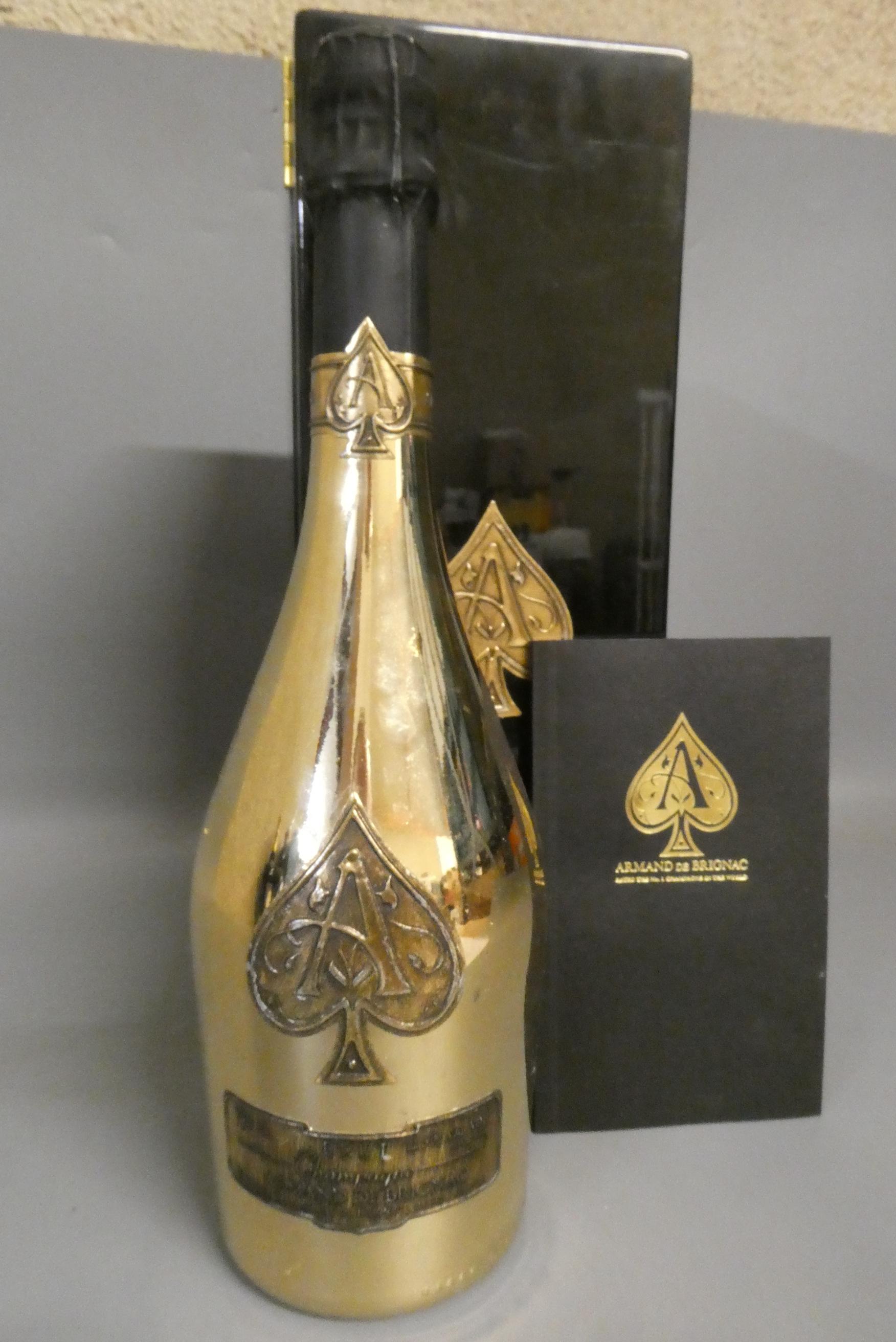One bottle Armand de Brignac champagne brut, boxed with booklet (Est. plus 24% premium inc. VAT) Image