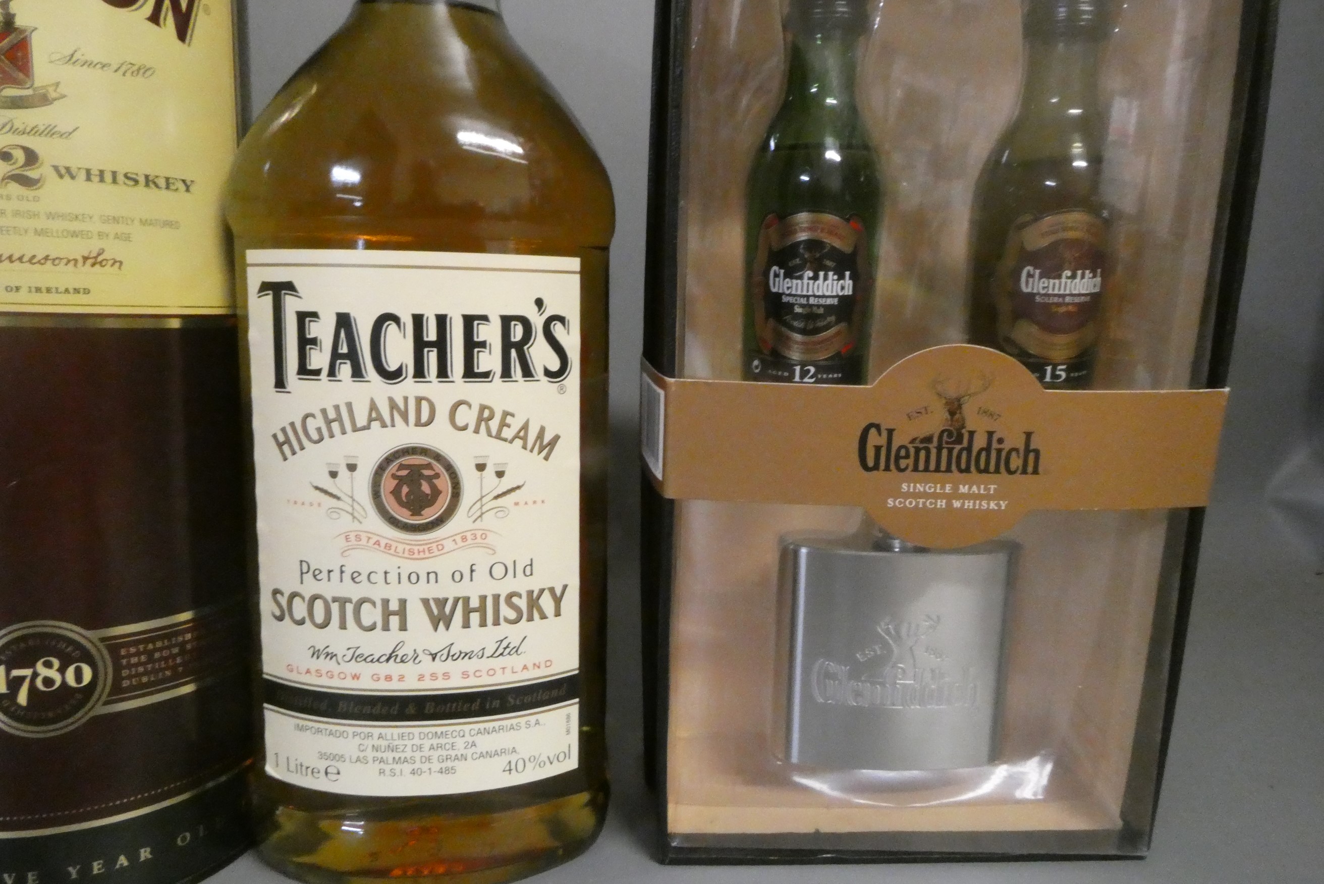 Five bottles of mixed spirits & Liqueur Image