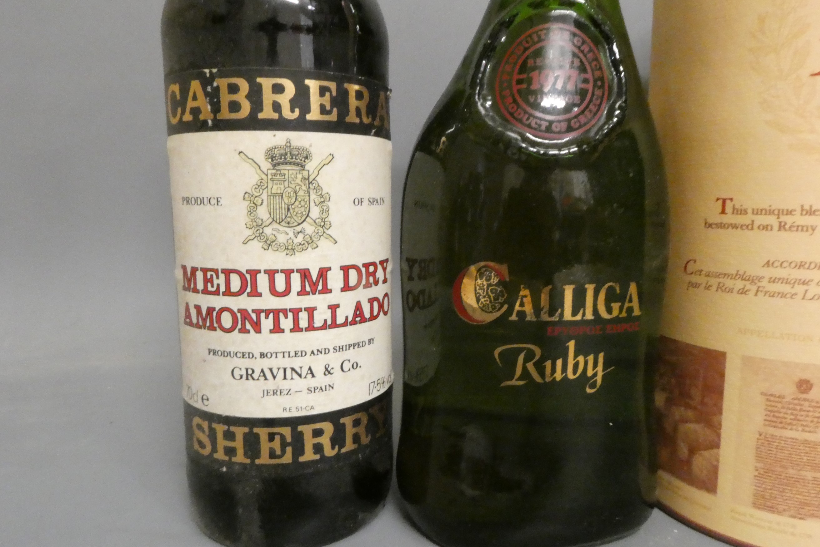 Five bottles of mixed spirits & Liqueur Image