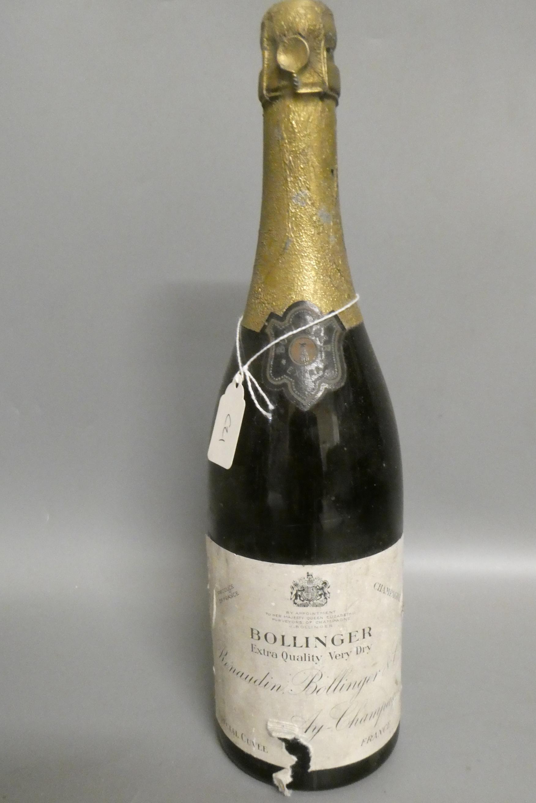 One bottle Bollinger, extra quality very dry champagne (Est. plus 24% premium inc. VAT) Image