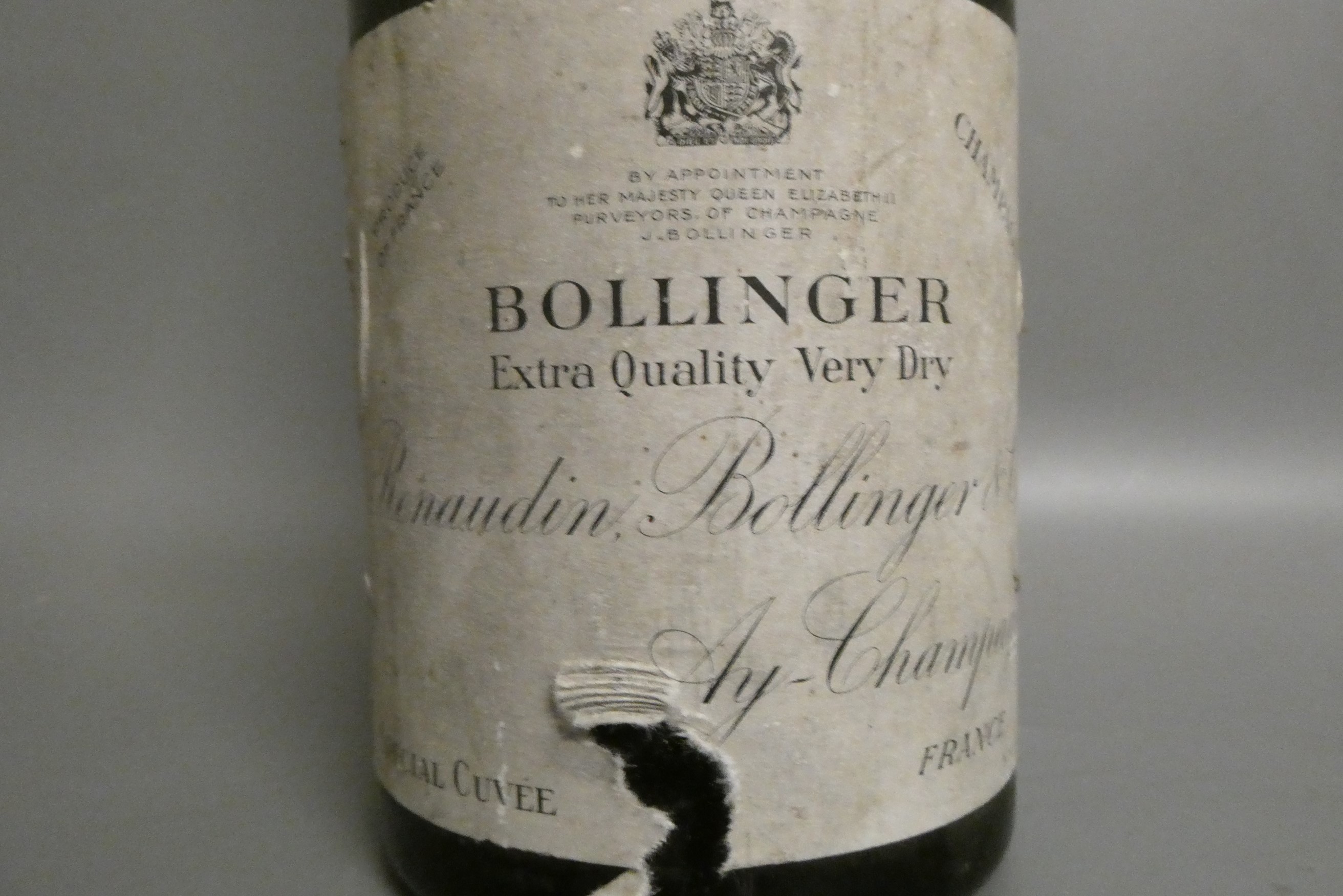 One bottle Bollinger, extra quality very dry champagne (Est. plus 24% premium inc. VAT) Image