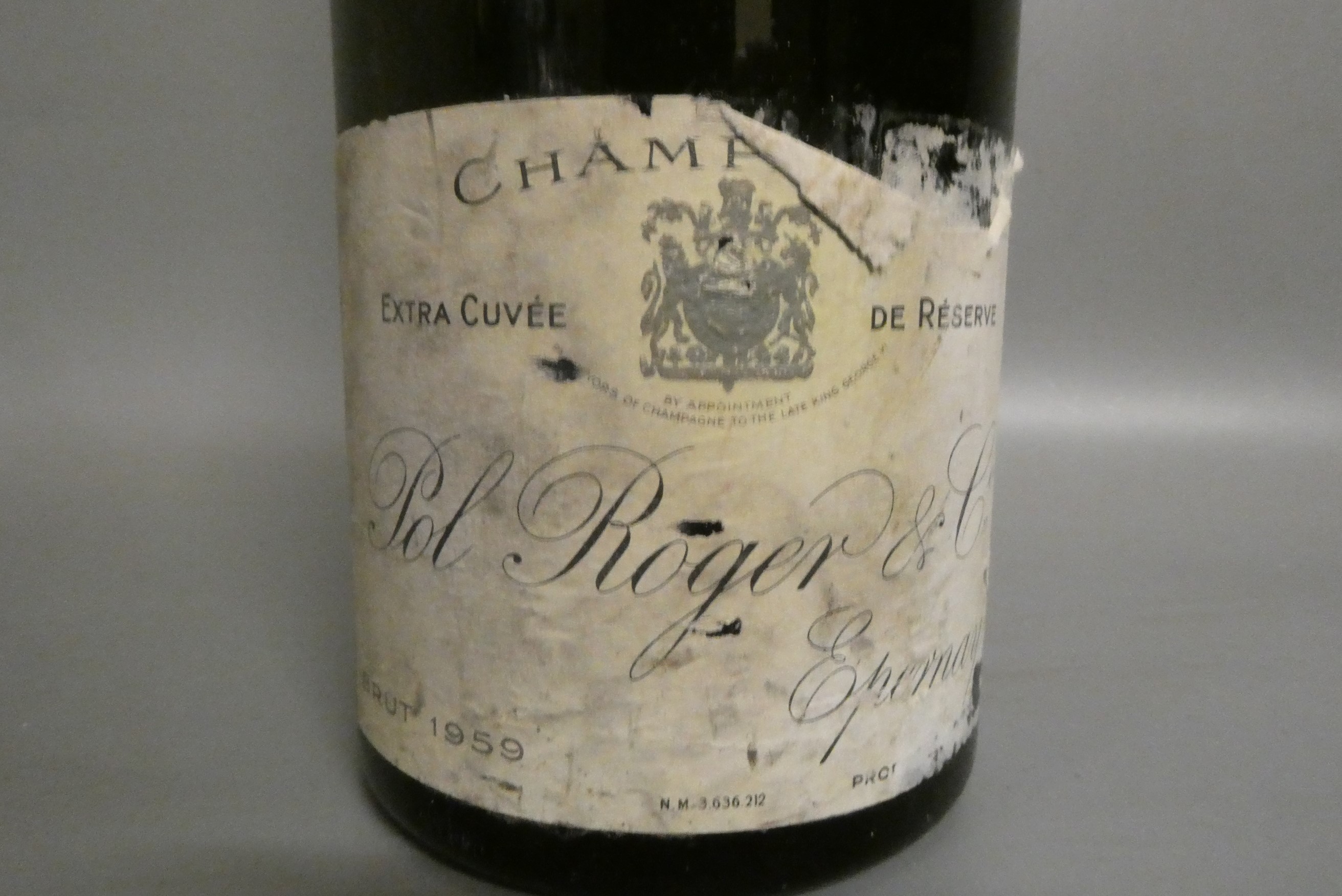 One bottle Pol Roger, 1959, Epernay, champagne brut (Est. plus 24% premium inc. VAT) Image
