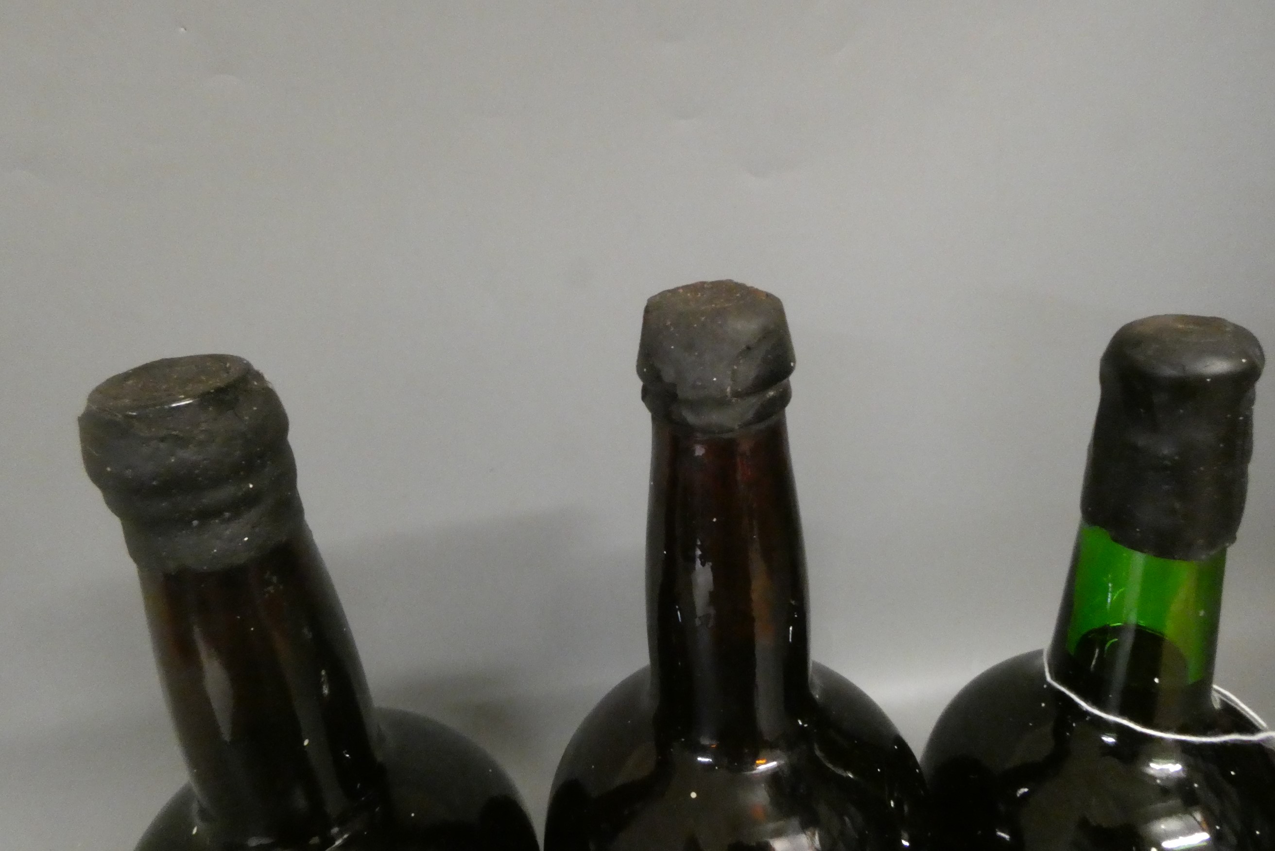 Three vintage magnums of Harveys Bristol Cream Sherry Image