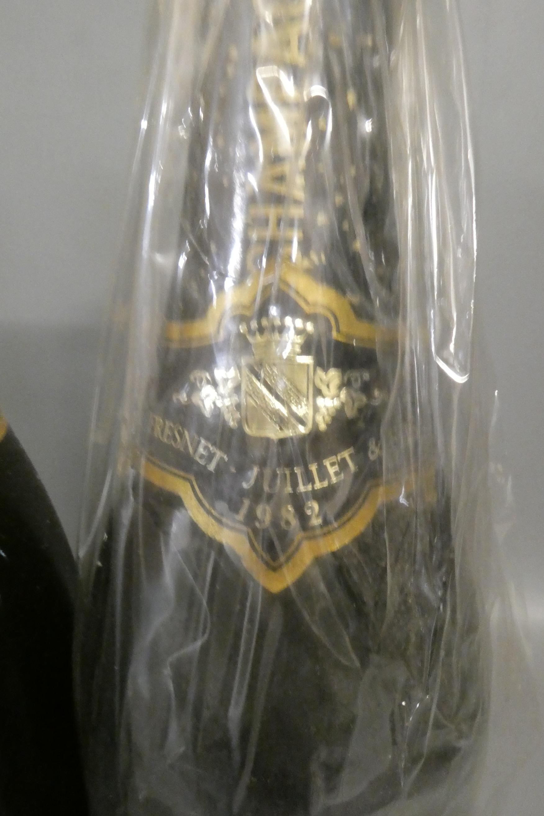 Five bottles Fresnet-Juillet & Fils champagne, comprising one 1982 brut and four brut champagnes Image