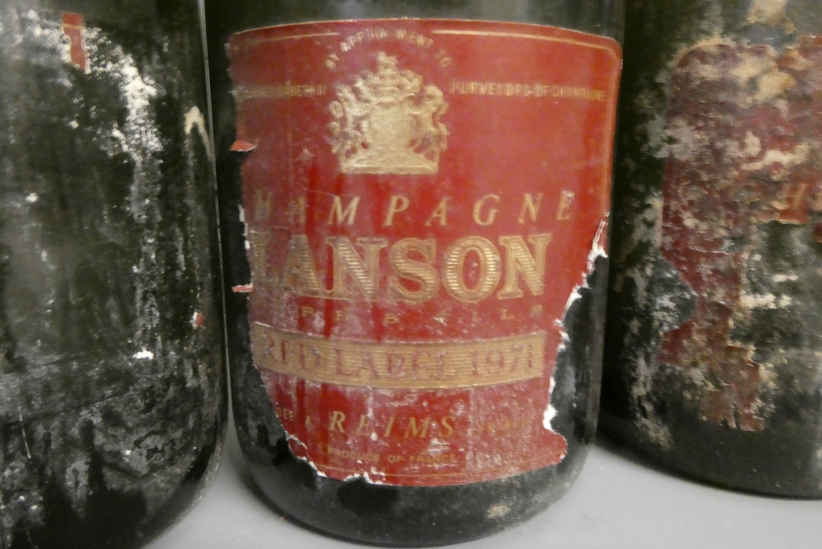 Five bottles Lanson 1971 Red Label champagne (Est. plus 24% premium inc. VAT) Image