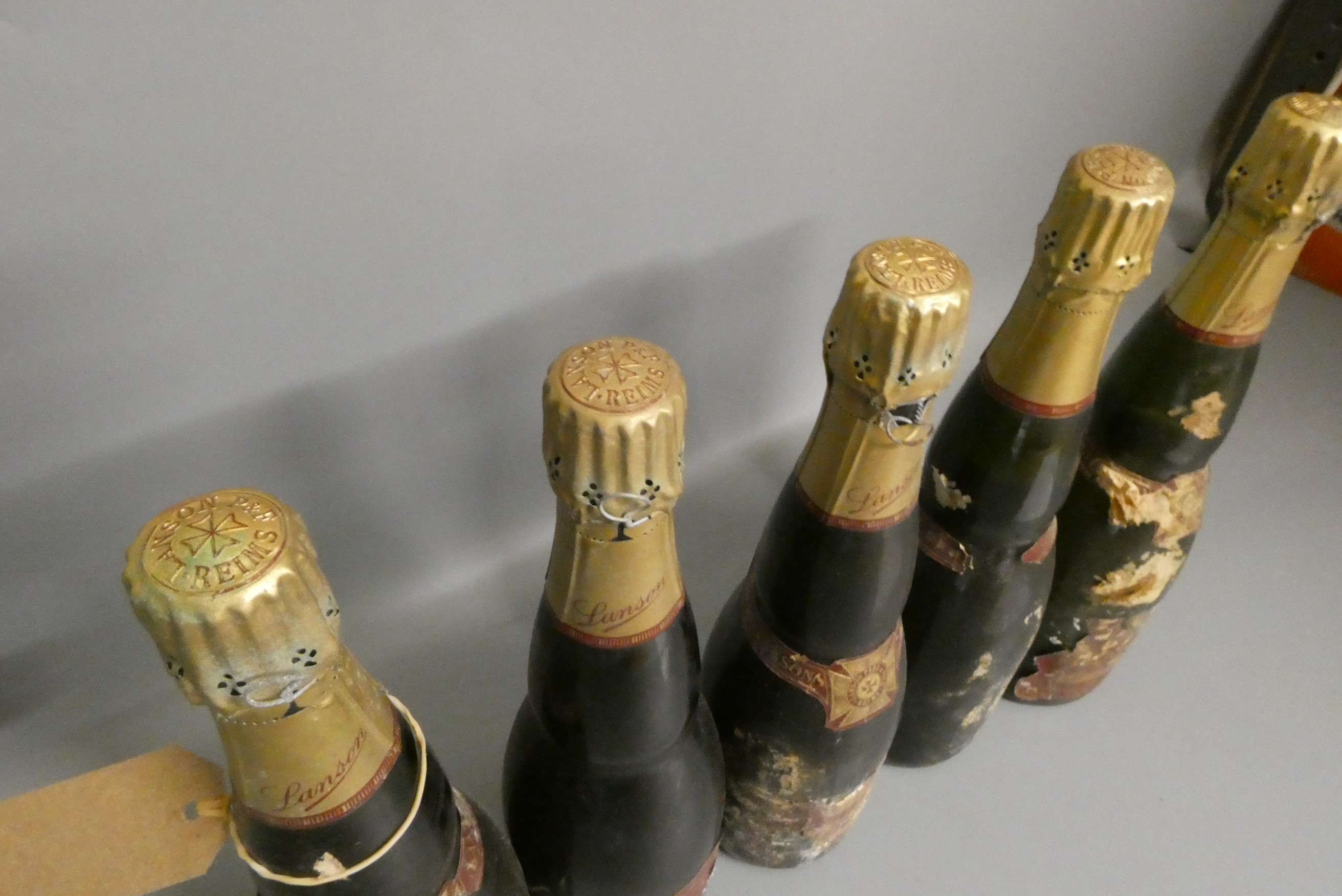 Five bottles Lanson 1971 Red Label champagne (Est. plus 24% premium inc. VAT) Image