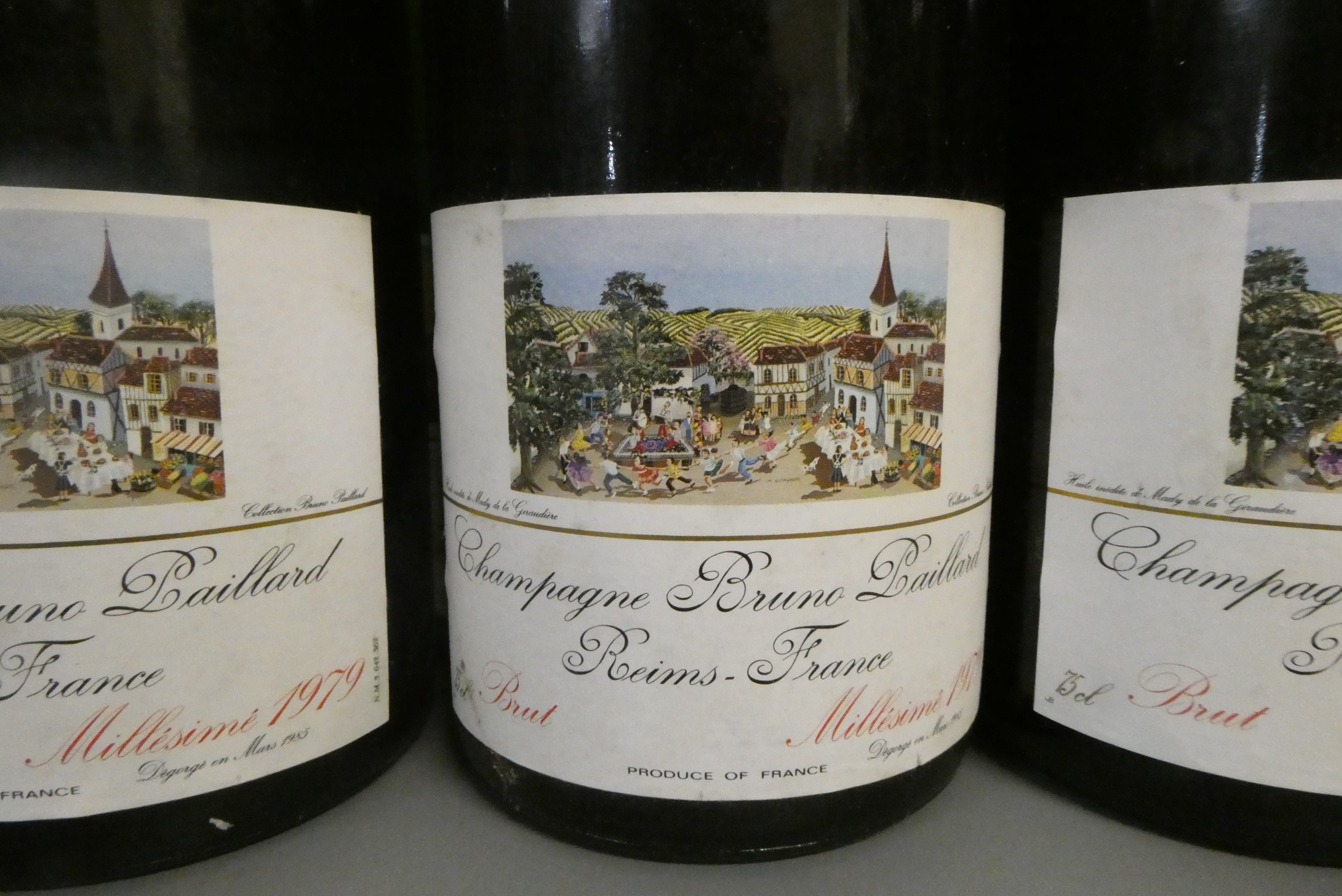 Ten bottles Bruno Paillard brut champagne, comprising eight 1979 and two 1976 Image