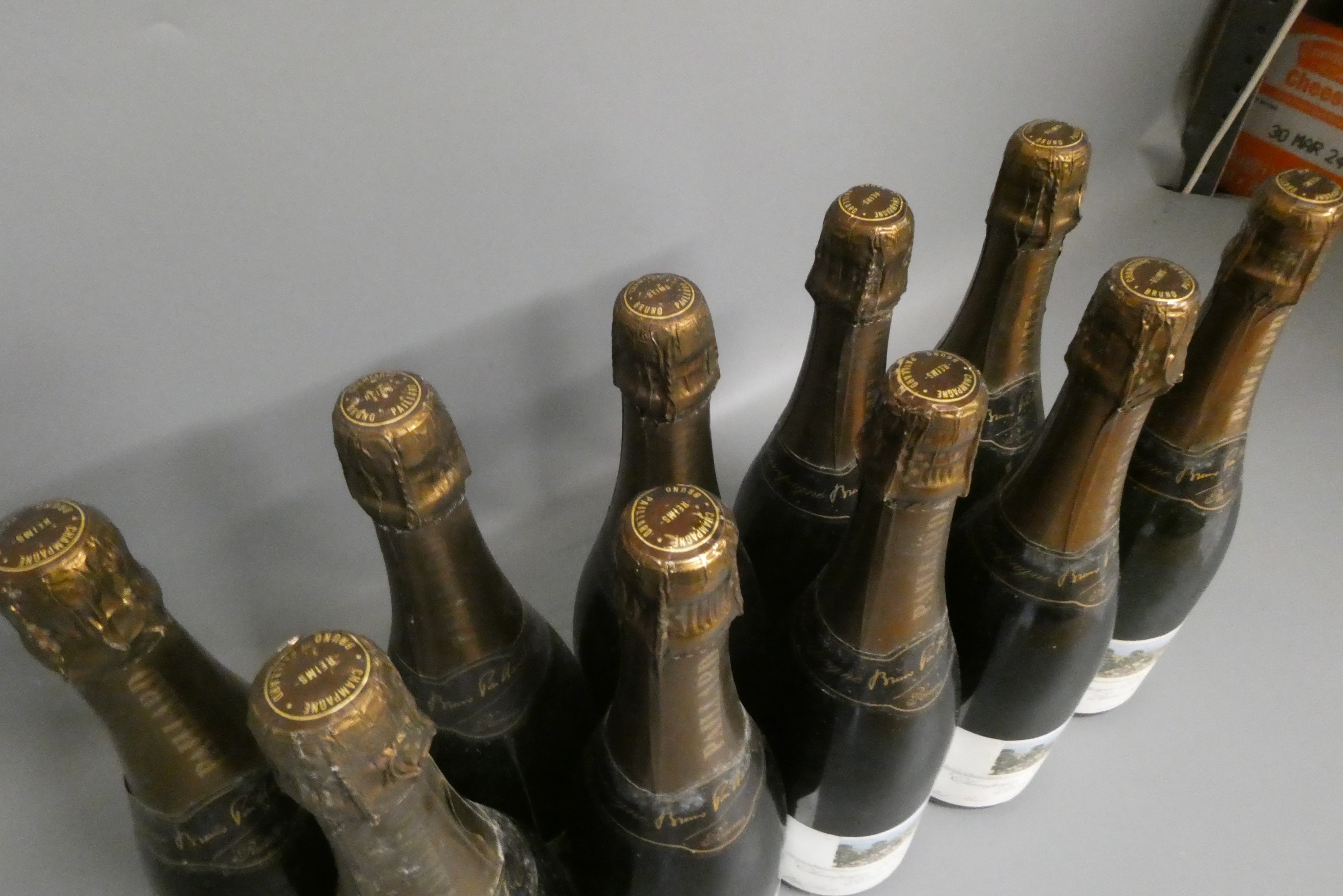Ten bottles Bruno Paillard brut champagne, comprising eight 1979 and two 1976 Image