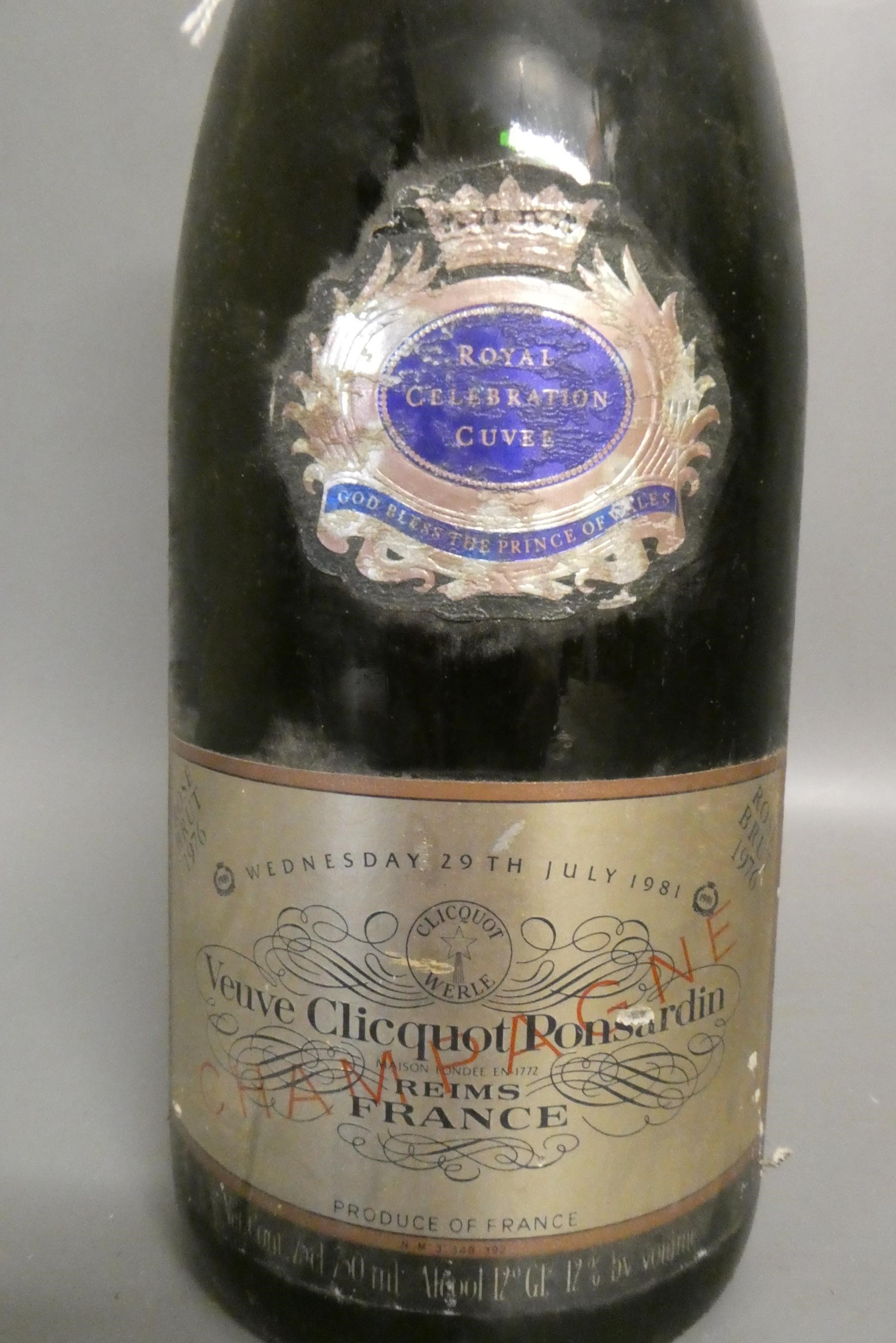 One bottle Veuve Clicquot Ponsardin, Royal Celebration cuvee 1976 brut rose champagne (Est. plus 24% Image
