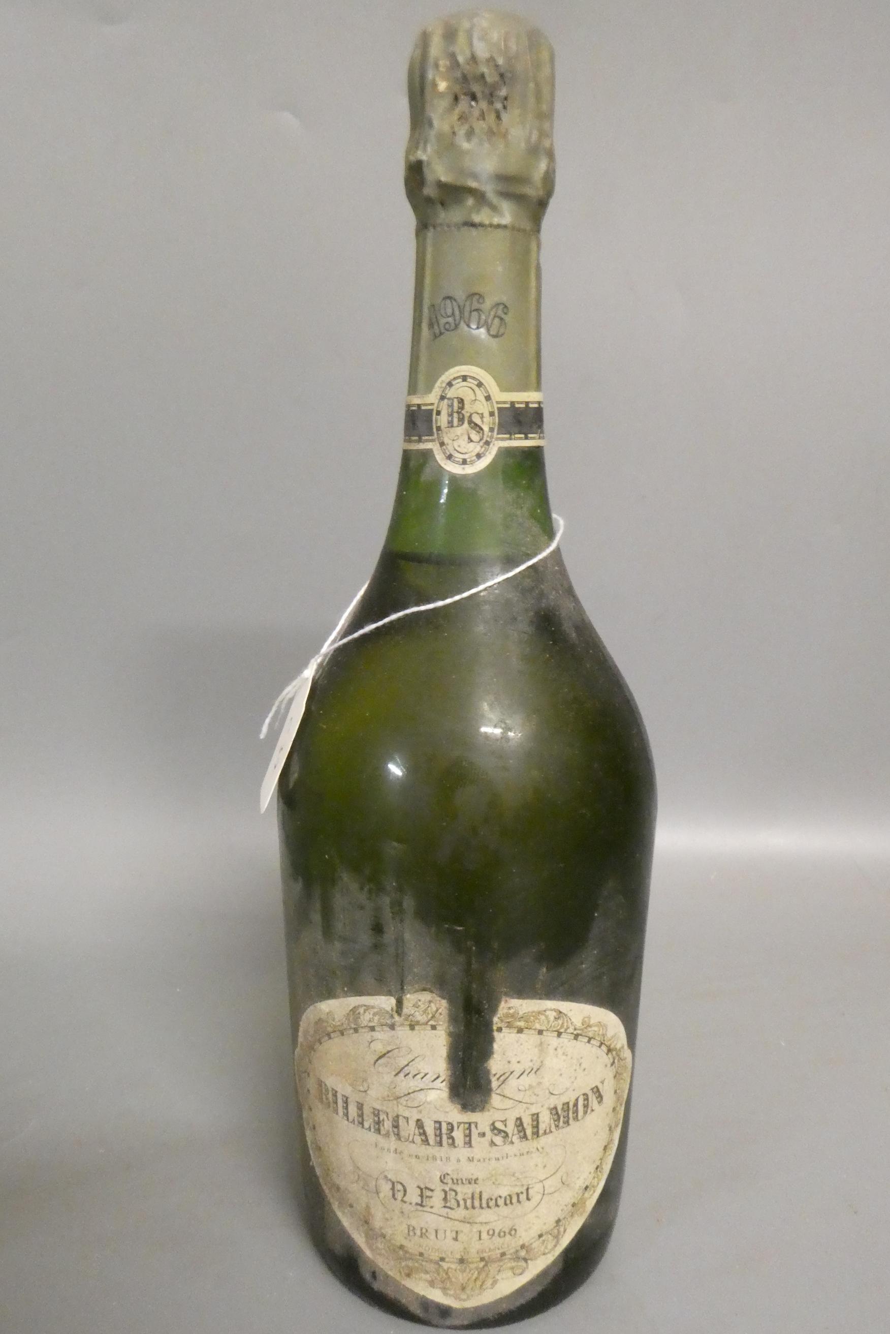 One bottle Billecart-Salmon 1966 brut champagne (Est. plus 24% premium inc. VAT) Image