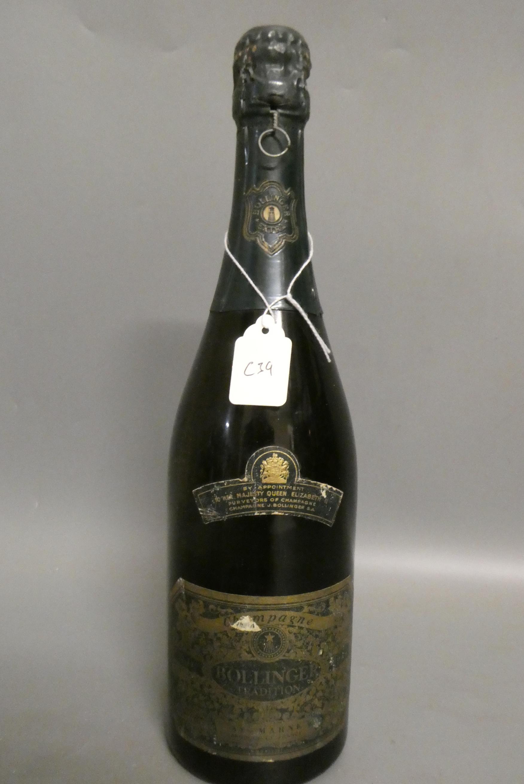 One bottle Bollinger 1969 vintage champagne, Marne (Est. plus 24% premium inc. VAT) Image