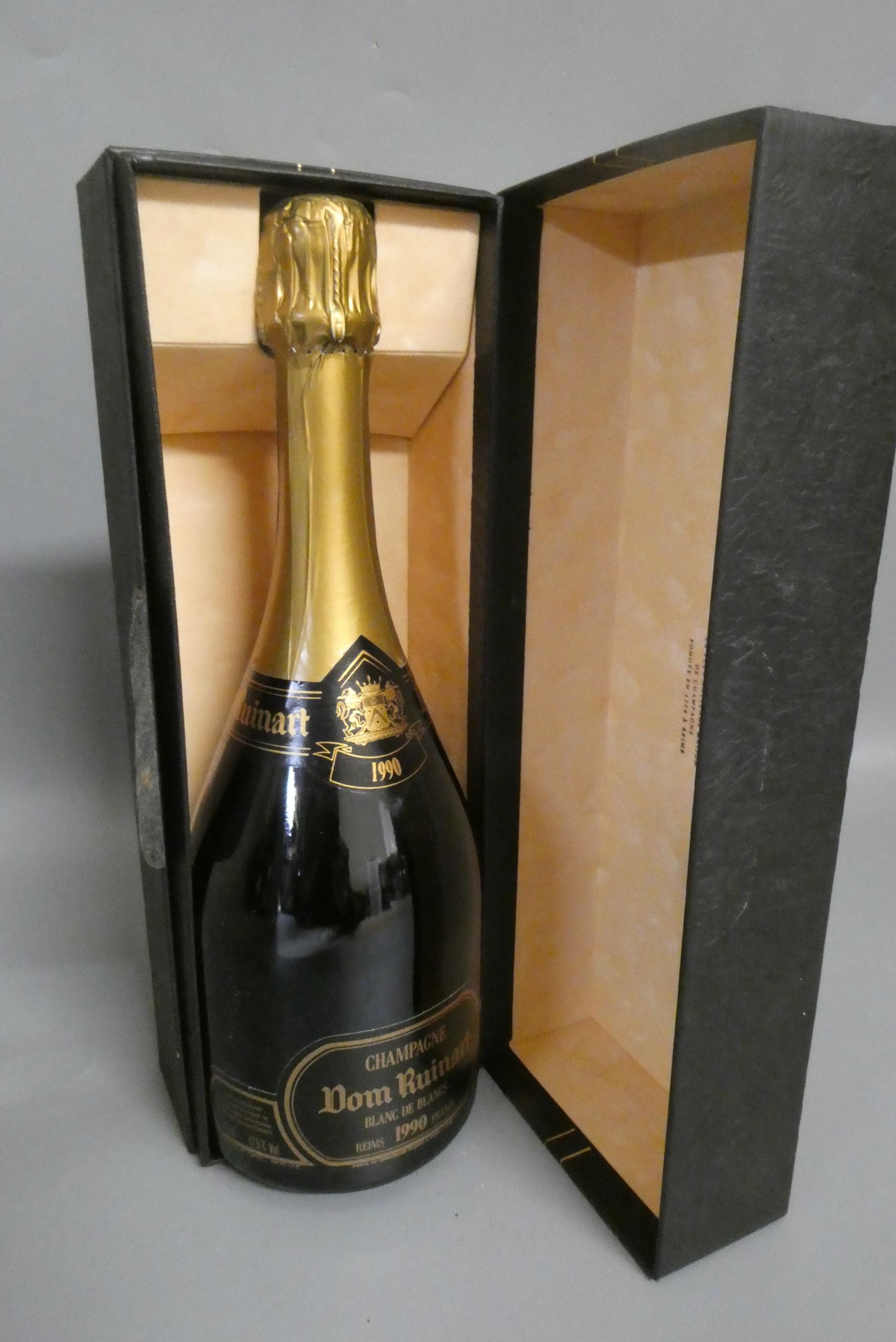 One bottle Dom Ruinart 1990 champagne, boxed (Est. plus 24% premium inc. VAT) Image