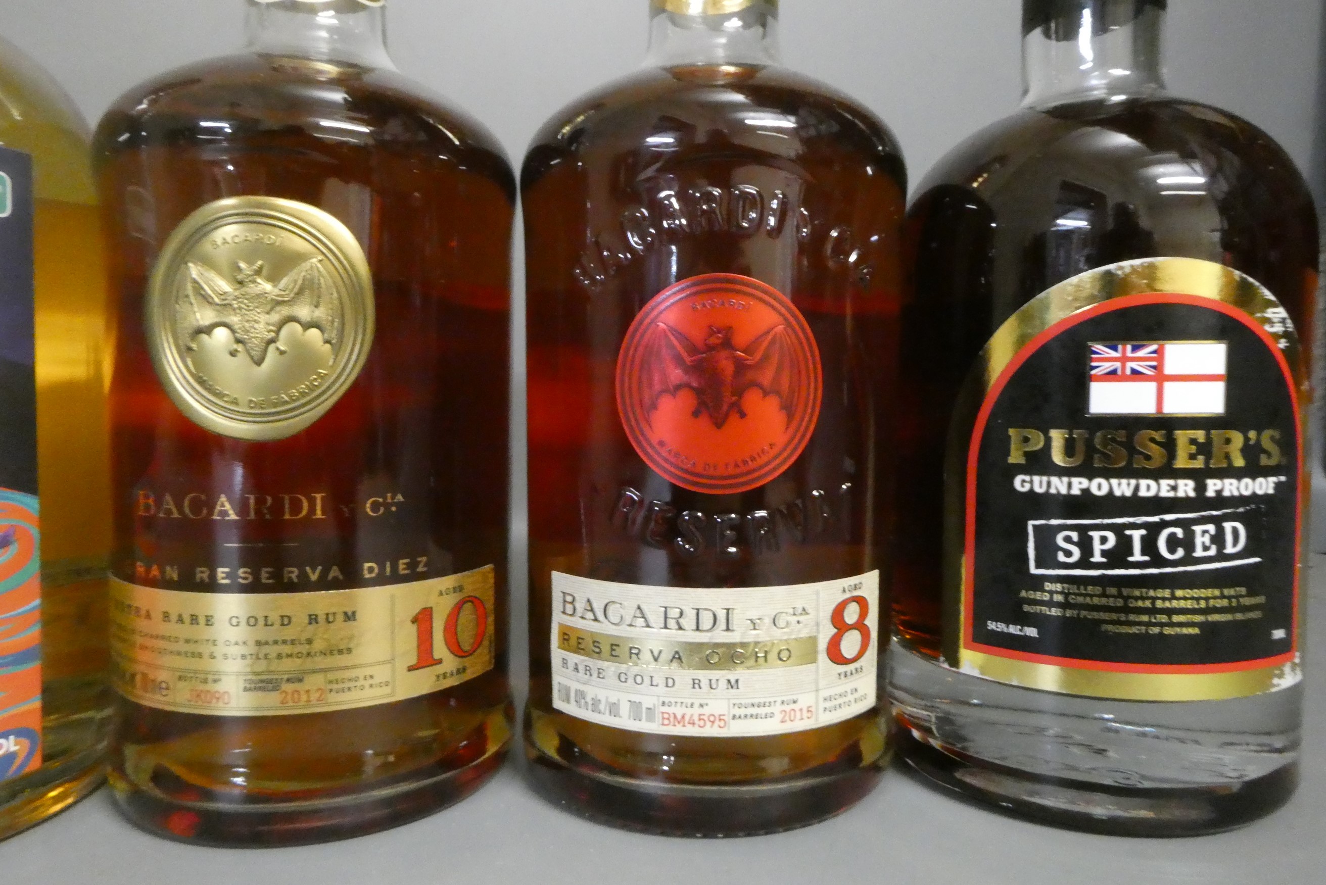 Six bottles of rum Image