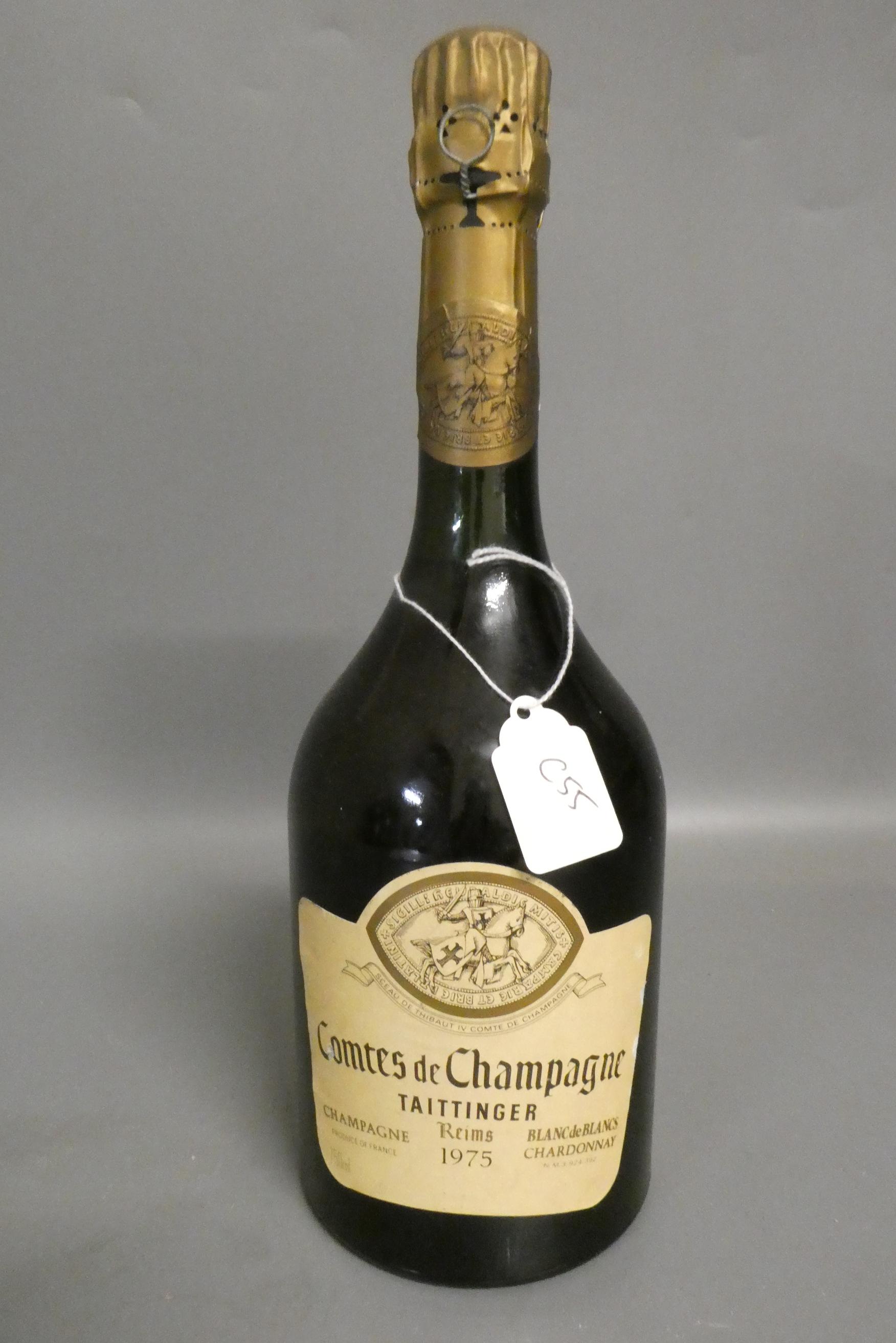 One bottle Taittinger 1975 Comtes de Champagne (Est. plus 24% premium inc. VAT) Image