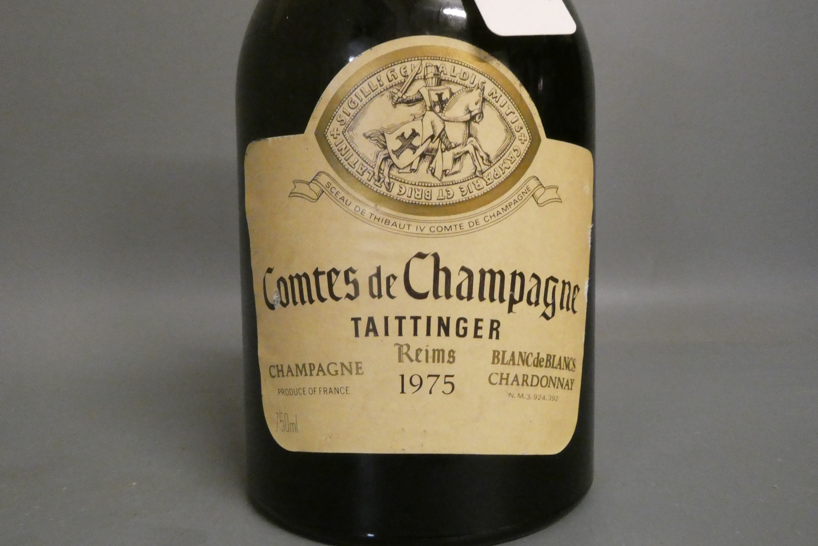 One bottle Taittinger 1975 Comtes de Champagne (Est. plus 24% premium inc. VAT) Image