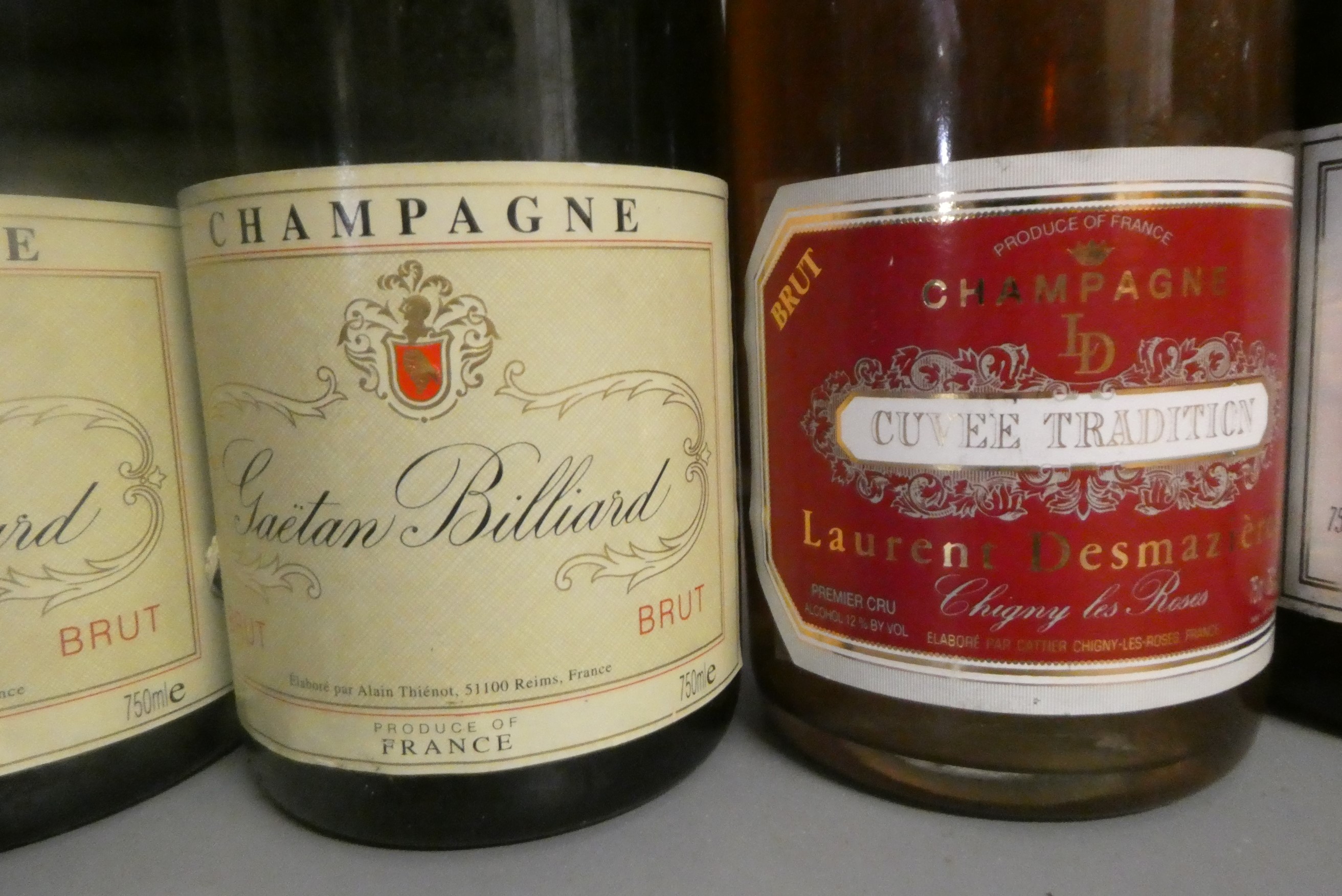 Five bottles of champagne including one boxed Louis Roederer brut premier Image