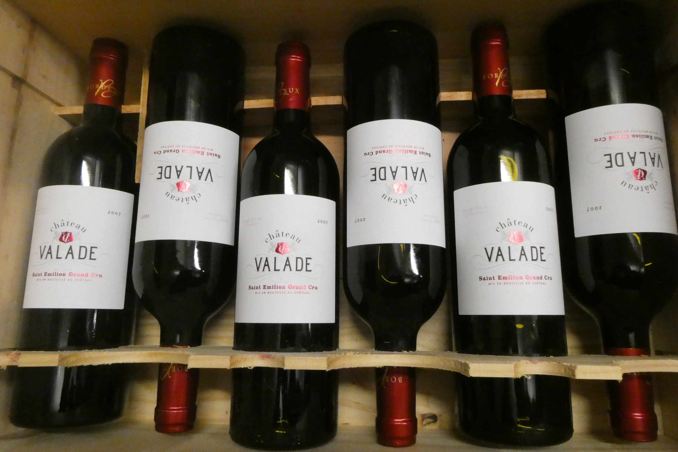 Six bottles Chateau Valade Saint, 2007, Saint Emilion Grand Cru, OWC (Est. plus 24% premium inc. Image