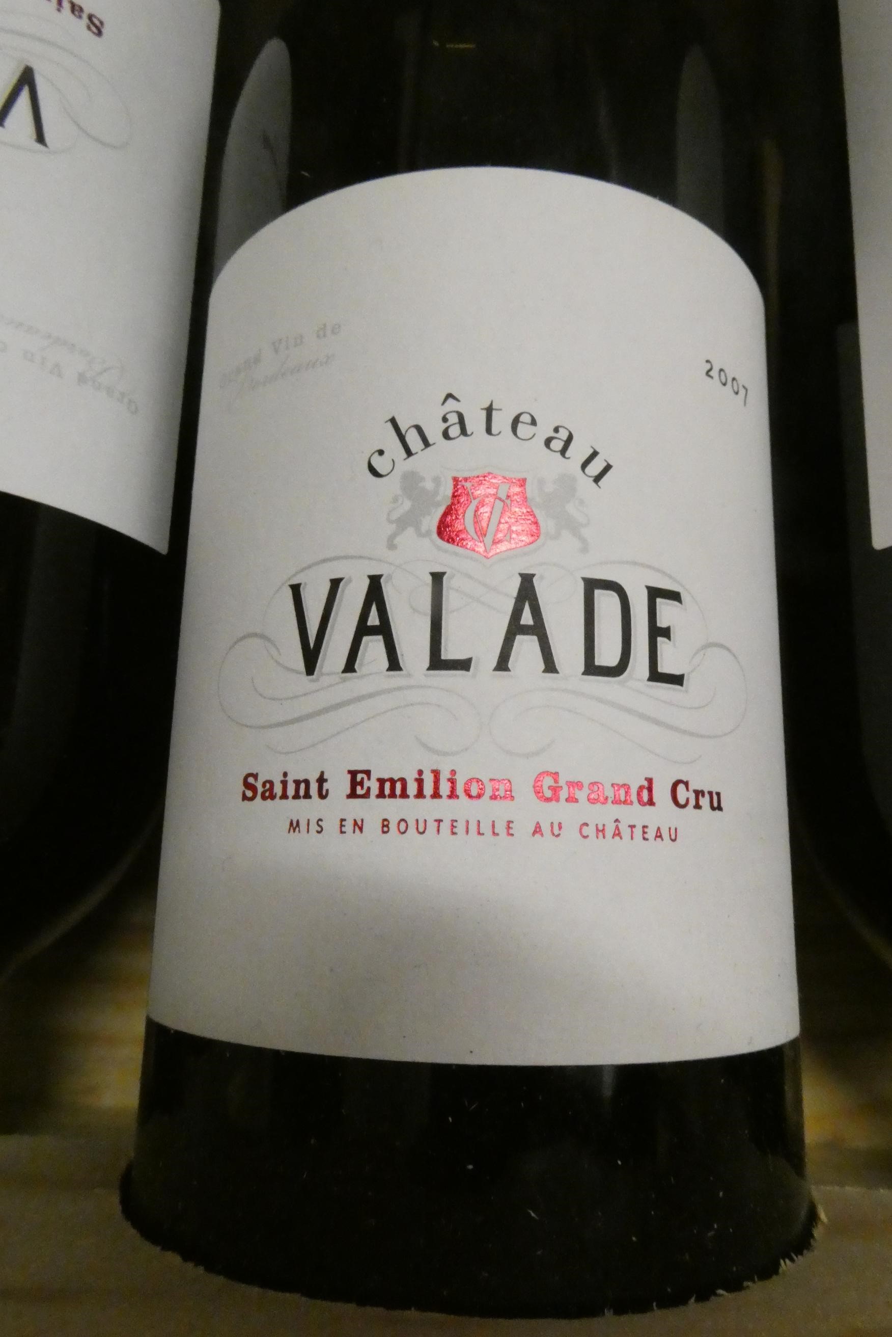 Six bottles Chateau Valade Saint, 2007, Saint Emilion Grand Cru, OWC (Est. plus 24% premium inc. Image