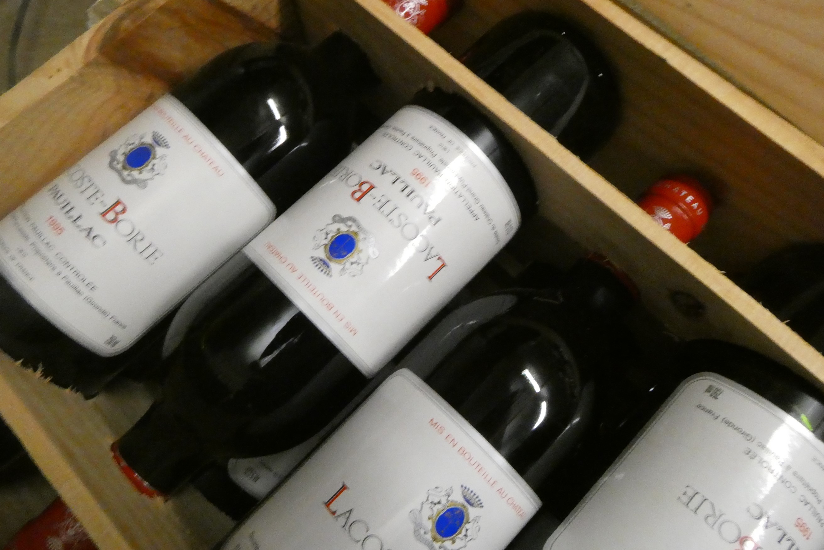 Twelve bottles of Lacoste Borie, 1995, Pauillac-Medoc, OWC (Est. plus 24% premium inc. VAT) Image