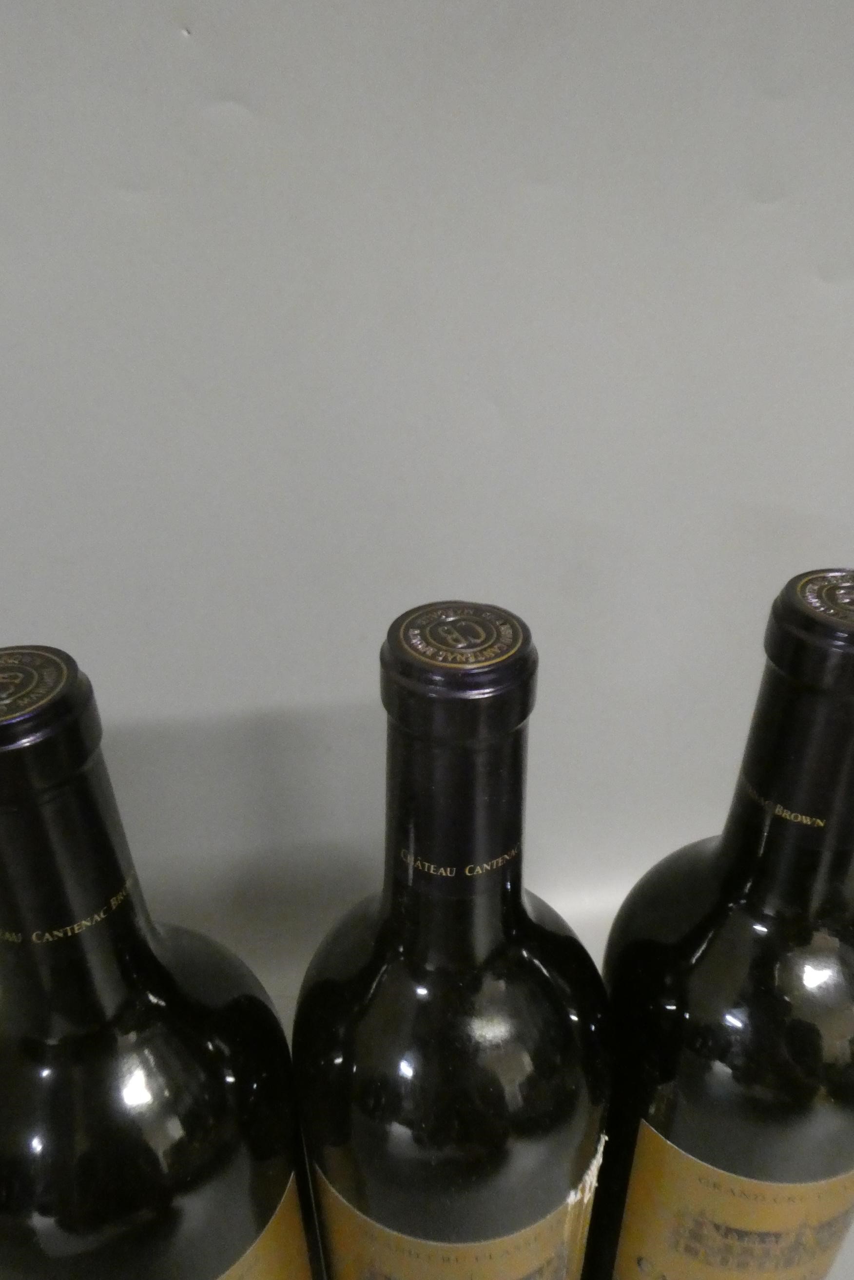 Three bottles Chateau Cantenac Brown, 2015, Margaux, grand cru classe (Est. plus 24% premium inc. Image
