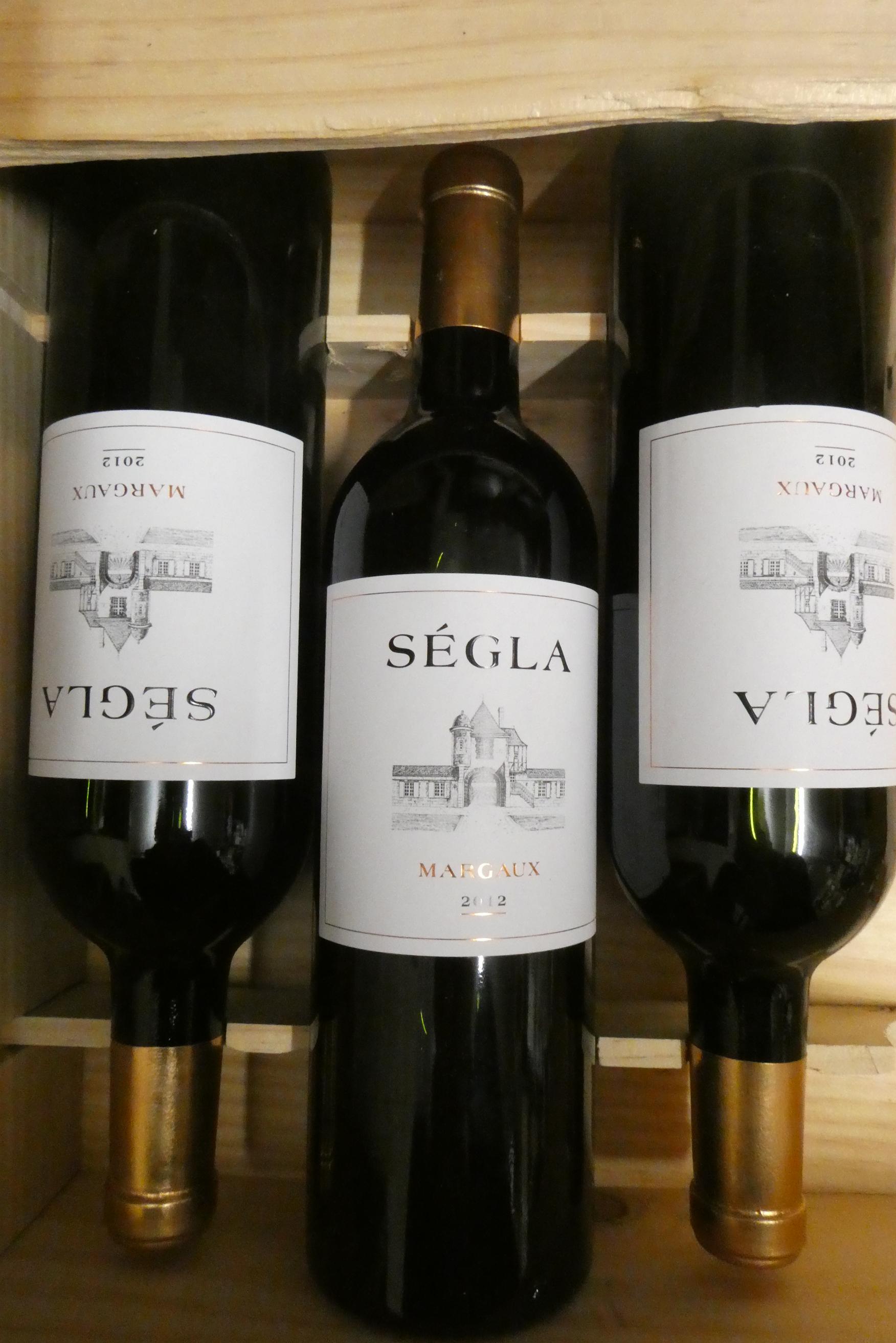 Three bottles Segla, 2012, Margaux, OWC (Est. plus 24% premium inc. VAT) Image