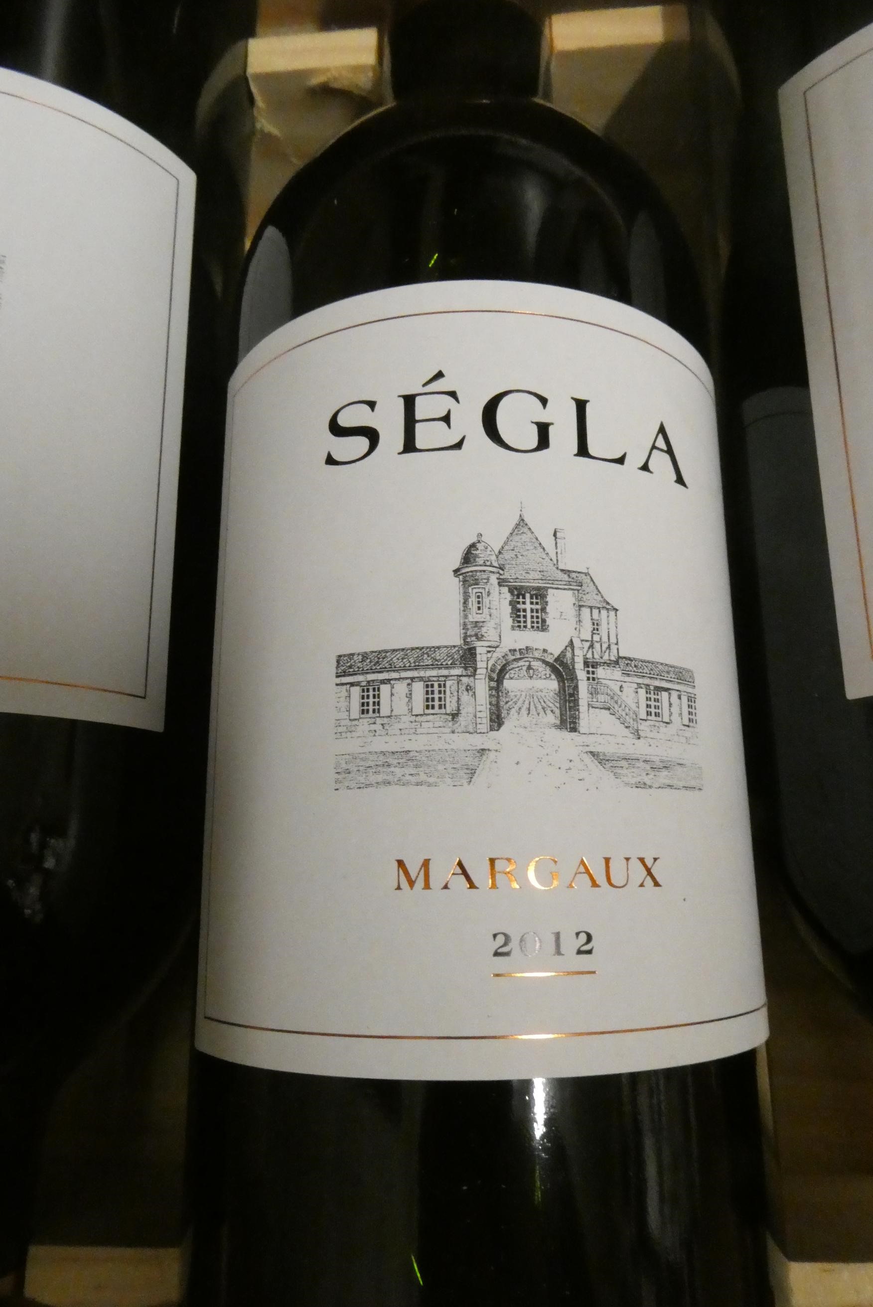 Three bottles Segla, 2012, Margaux, OWC (Est. plus 24% premium inc. VAT) Image