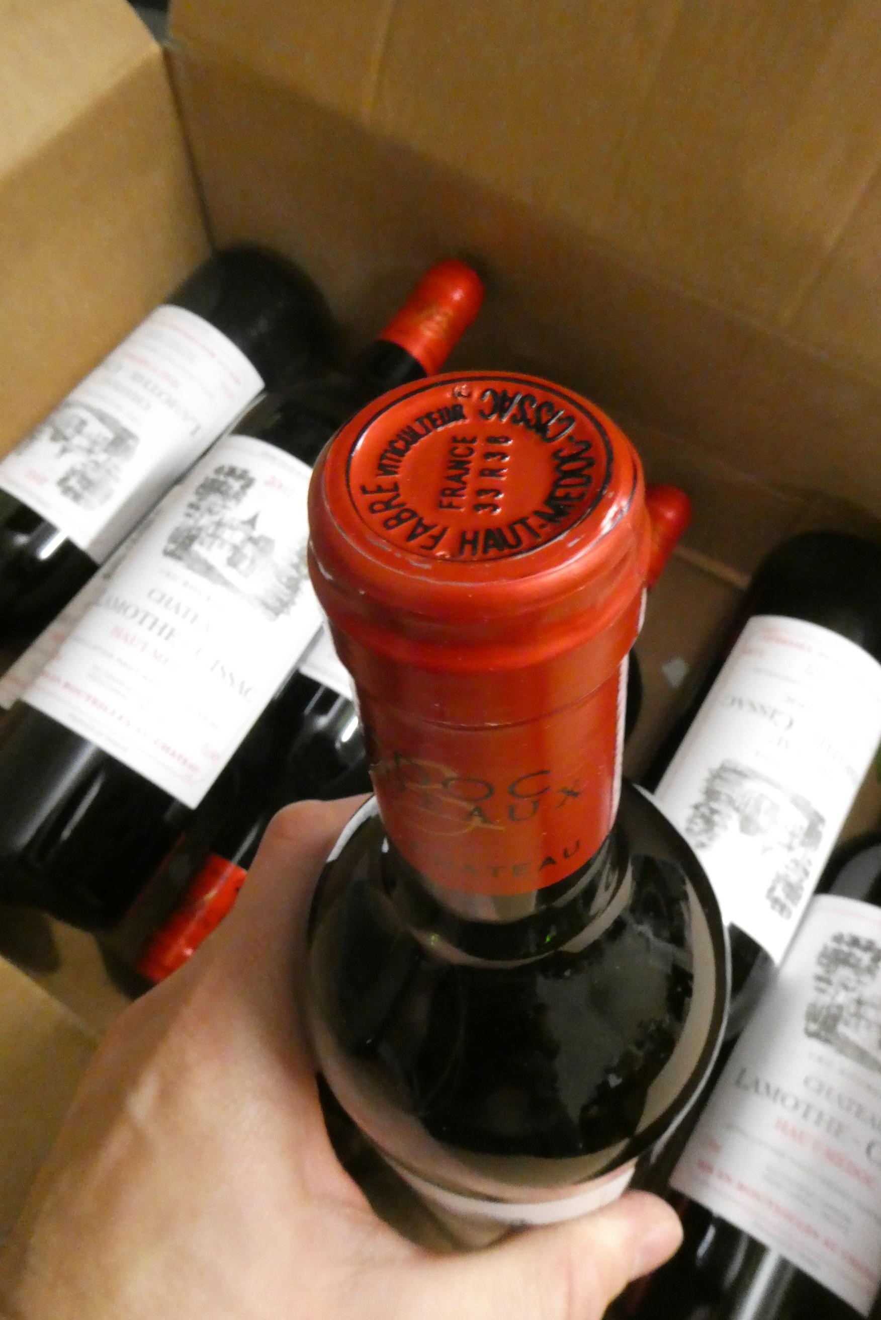 Eight bottles Chateau Lamothe-Cissac, 2002, Haut-Medoc, cru Bourgeois, OC (Est. plus 24% premium Image