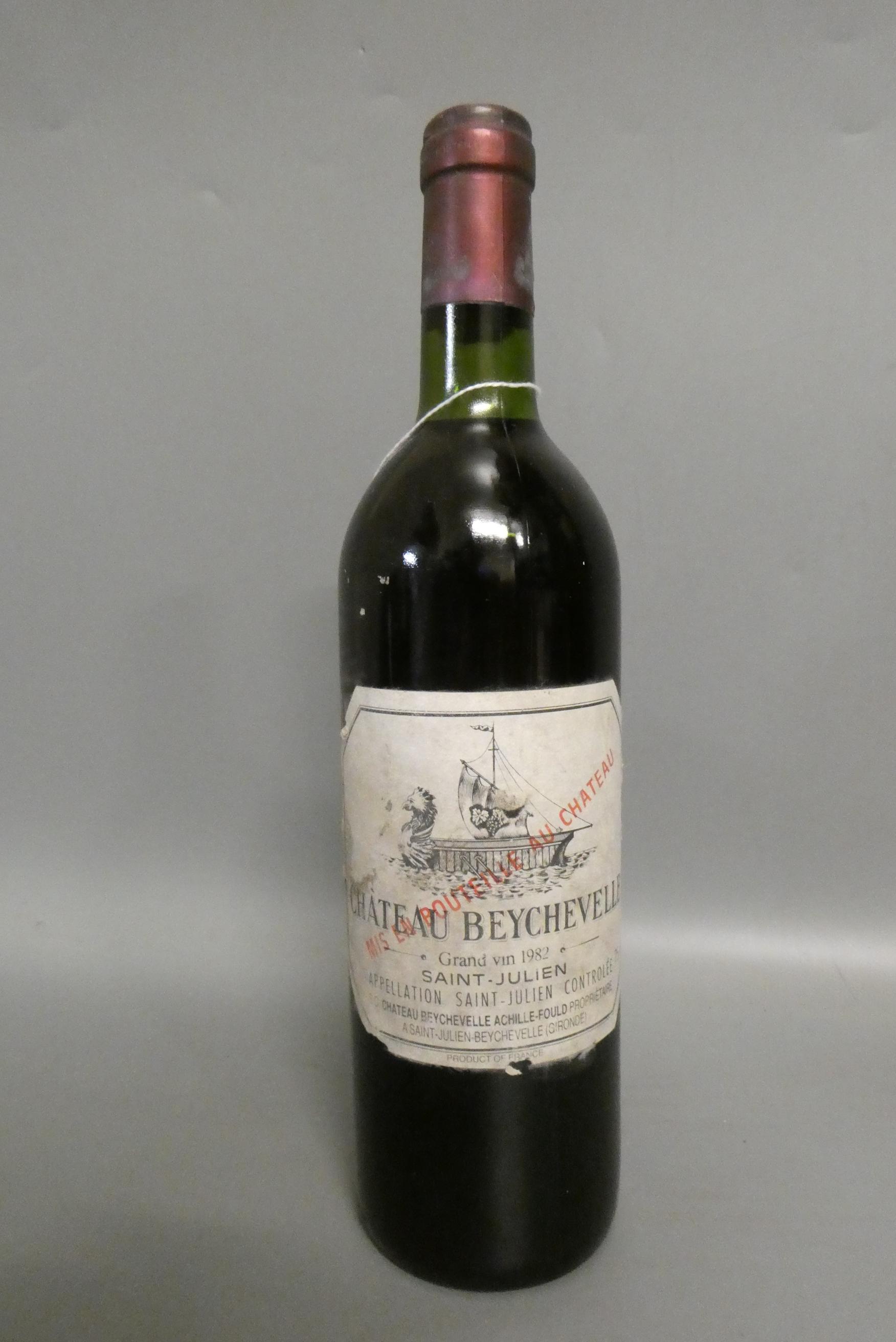 One bottle Chateau Beychevelle, 1982, Saint Julien, grand vin (Est. plus 24% premium inc. VAT) Image