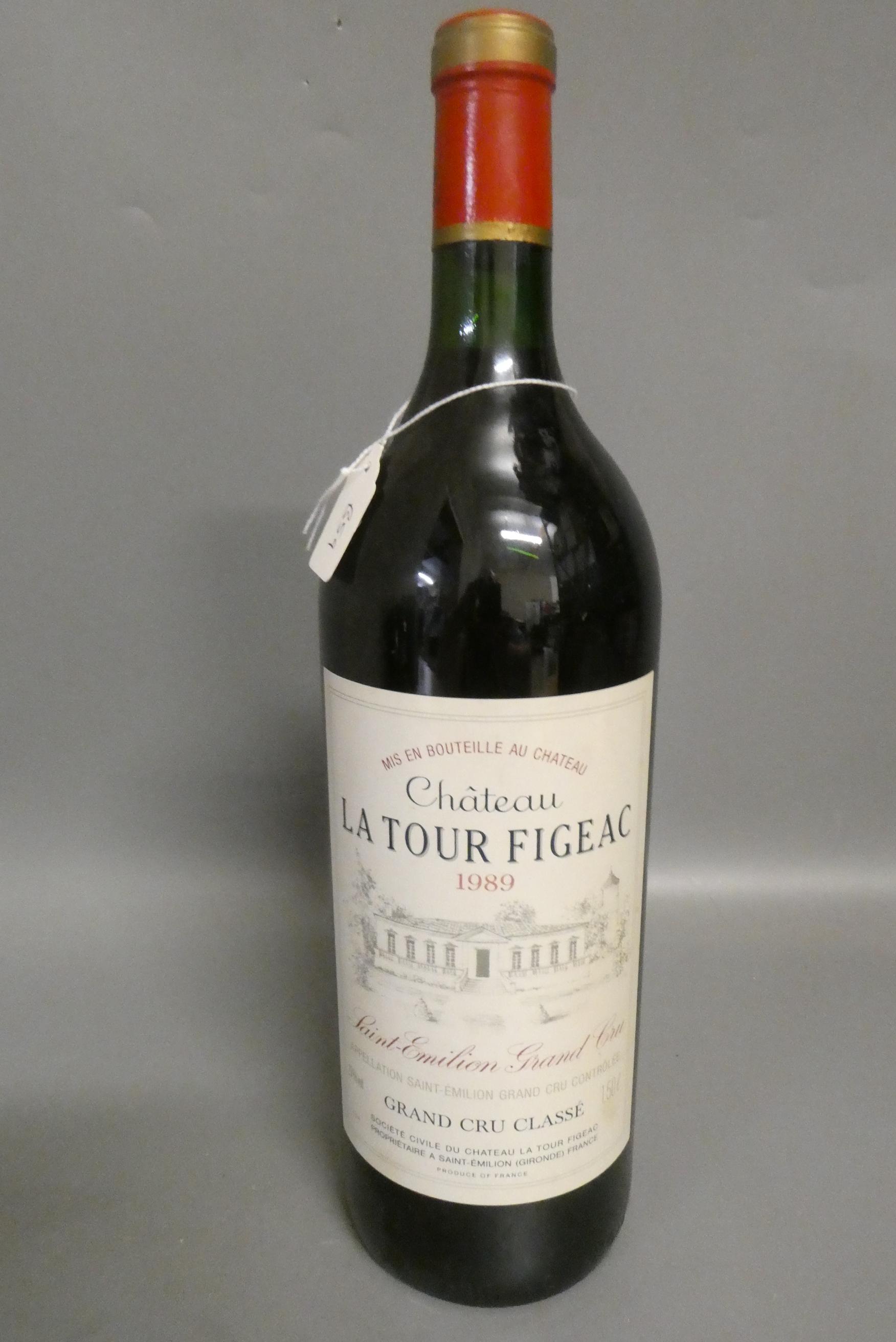 One magnum Chateau La Tour Figeac, 1989, Saint-Emillion grand cru classe (Est. plus 24% premium inc. Image