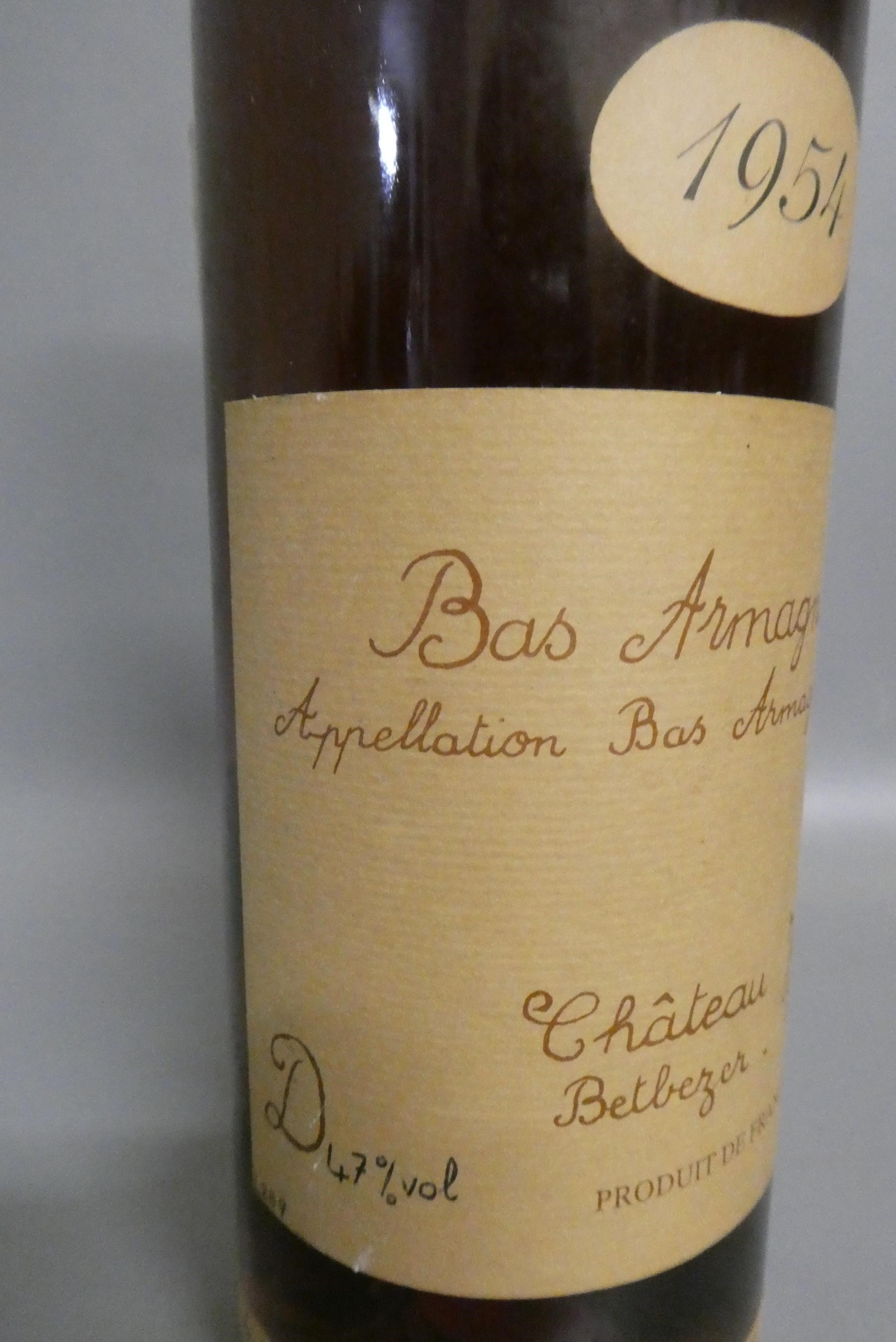 One bottle Bas Armagnac 1954, Chateau Juliac, 70cl, 47% (Est. plus 24% premium inc. VAT) Image