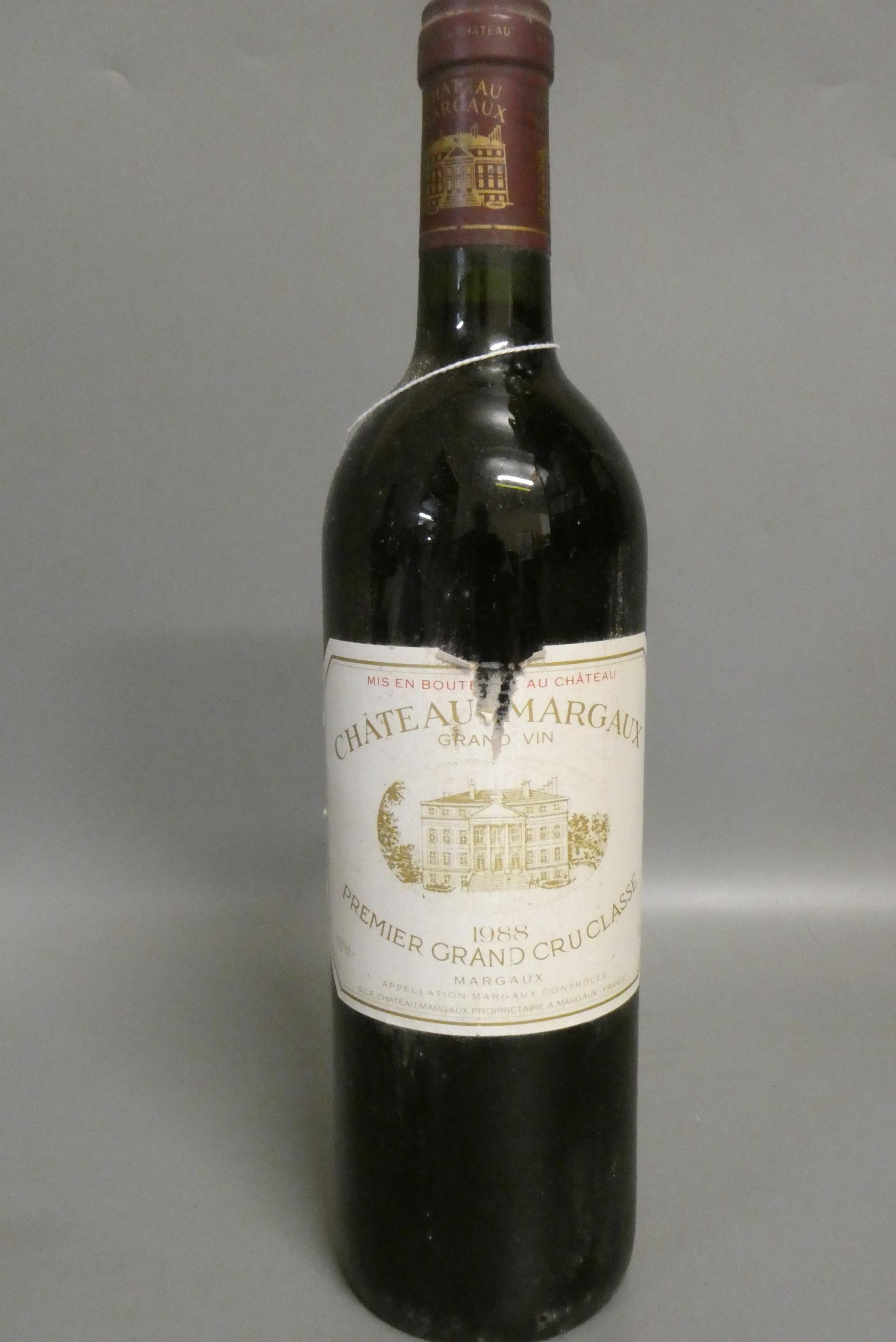 One bottle Chateau Margaux, 1988, premier grand cru classe (Est. plus 24% premium inc. VAT) Image